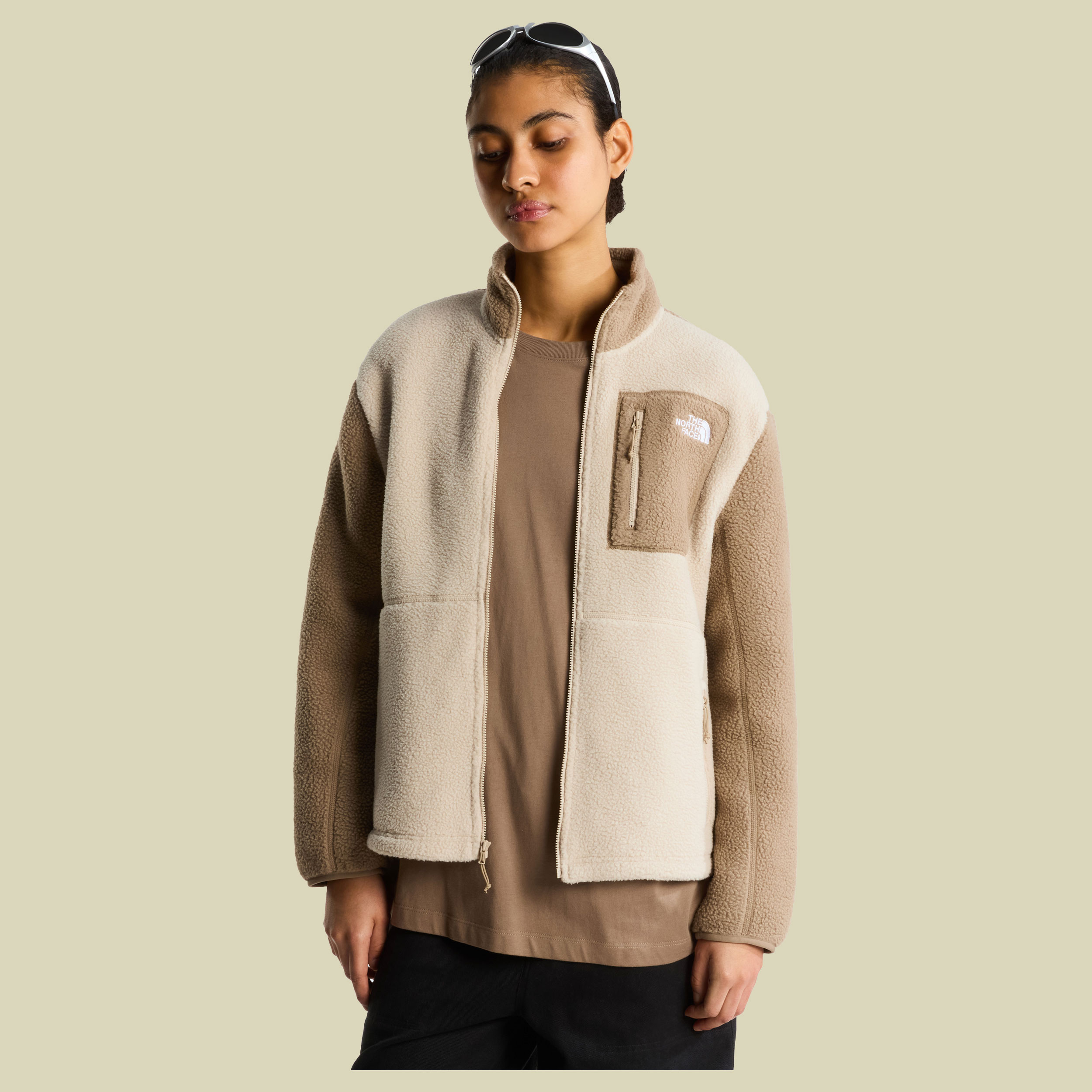 Yumiori Full Zip Women XS braun - timeless taupe/garnet