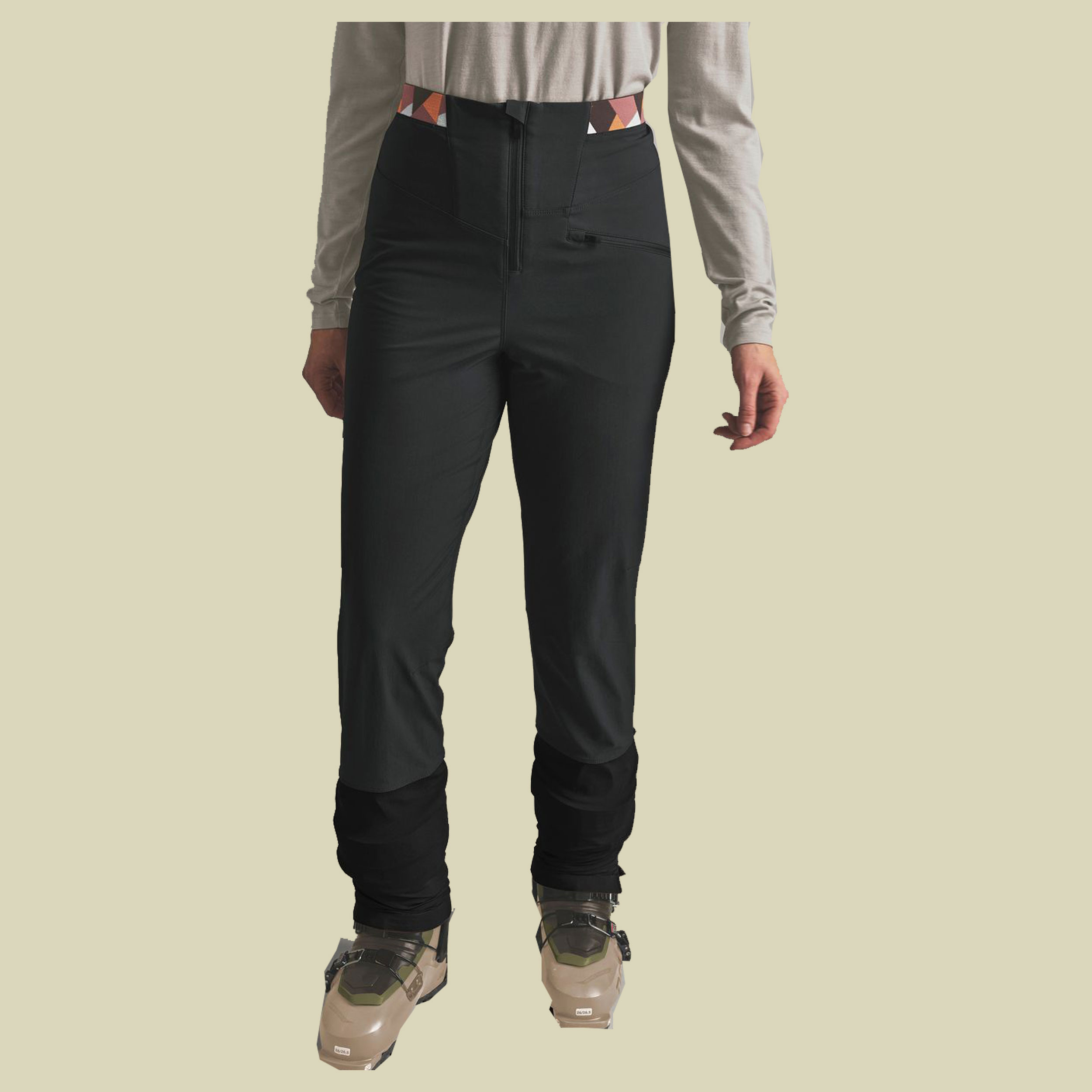 Venet Softshell Stretch Pants Women S schwarz - black raven