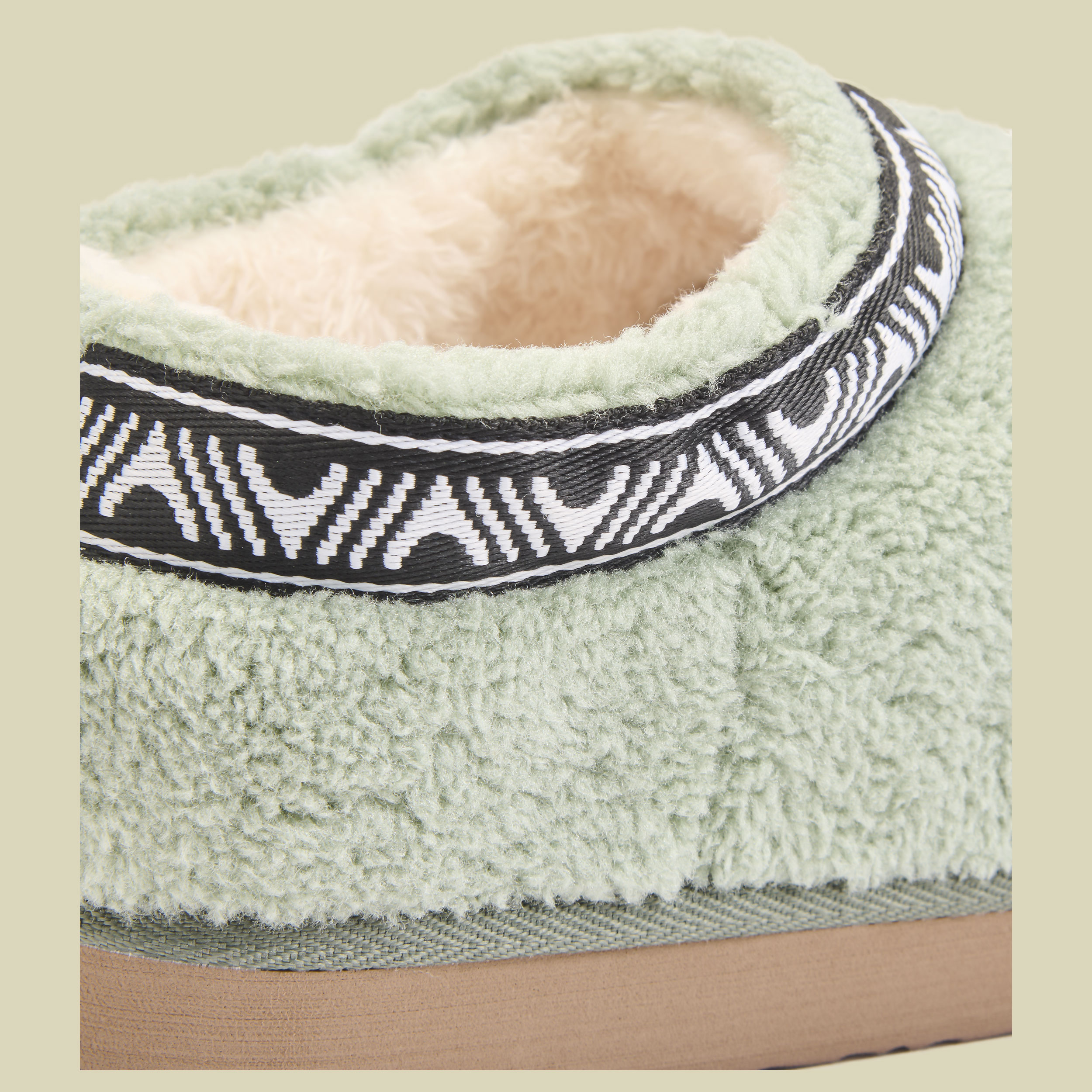 Ember Sherpa Fleece Slipper 2.0 UK 6 pistachio