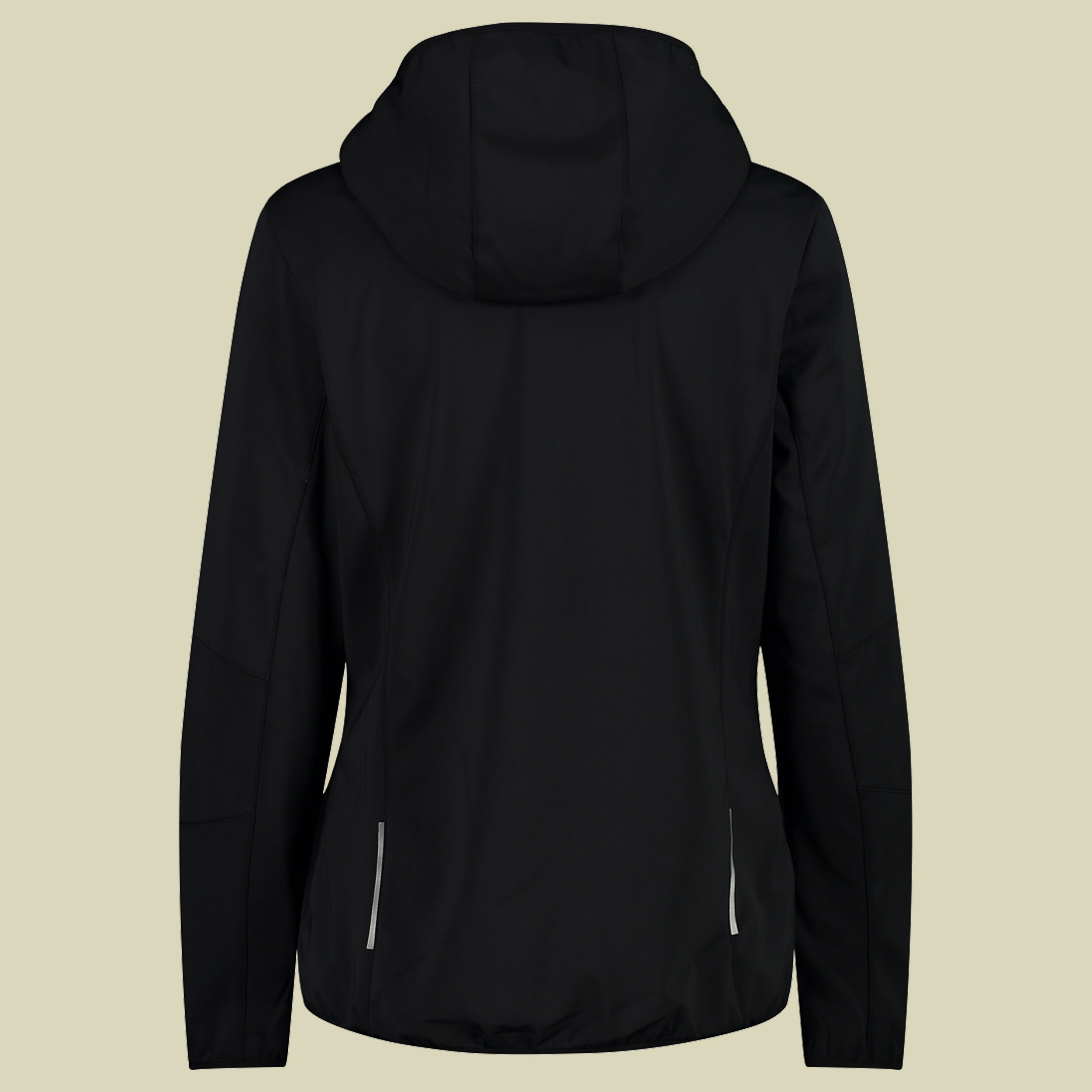 Woman Softshell Jacket Zip Hood 32A0456 Größe 44 Farbe black