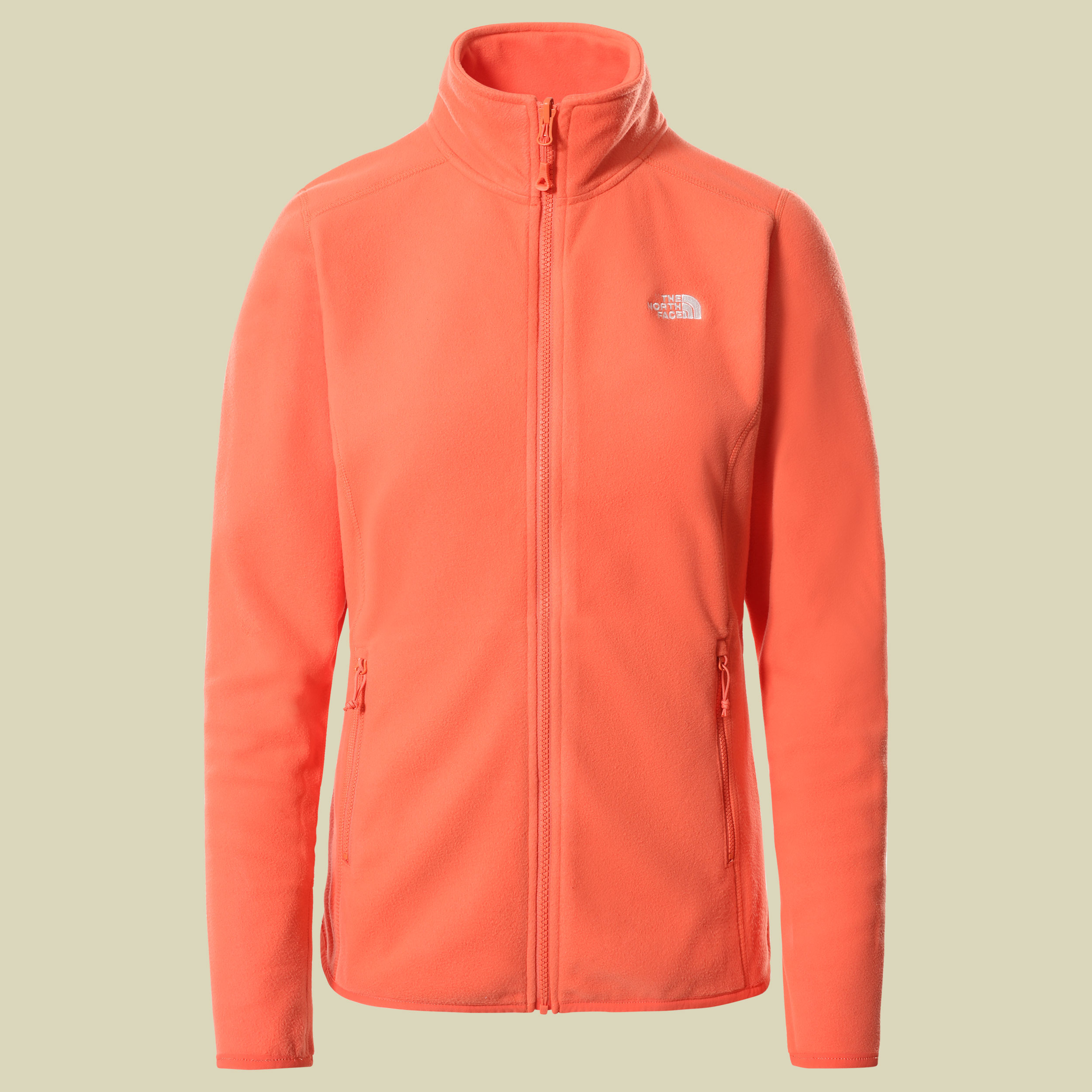 100 Glacier Full Zip Women Größe S Farbe emberglow orange