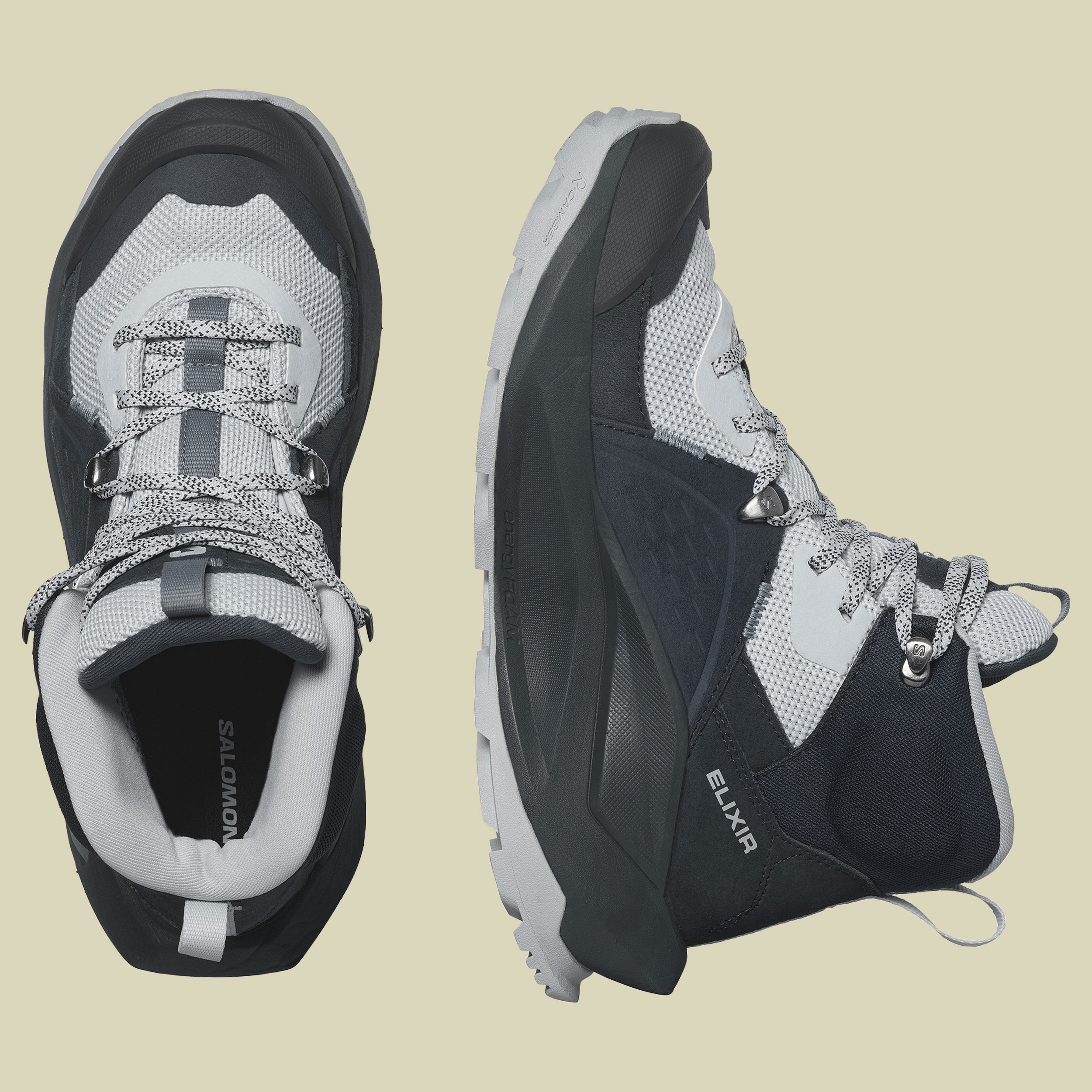 Elixir Mid GTX Women grau UK 6,5 - carbon/pearl blue/flint stone