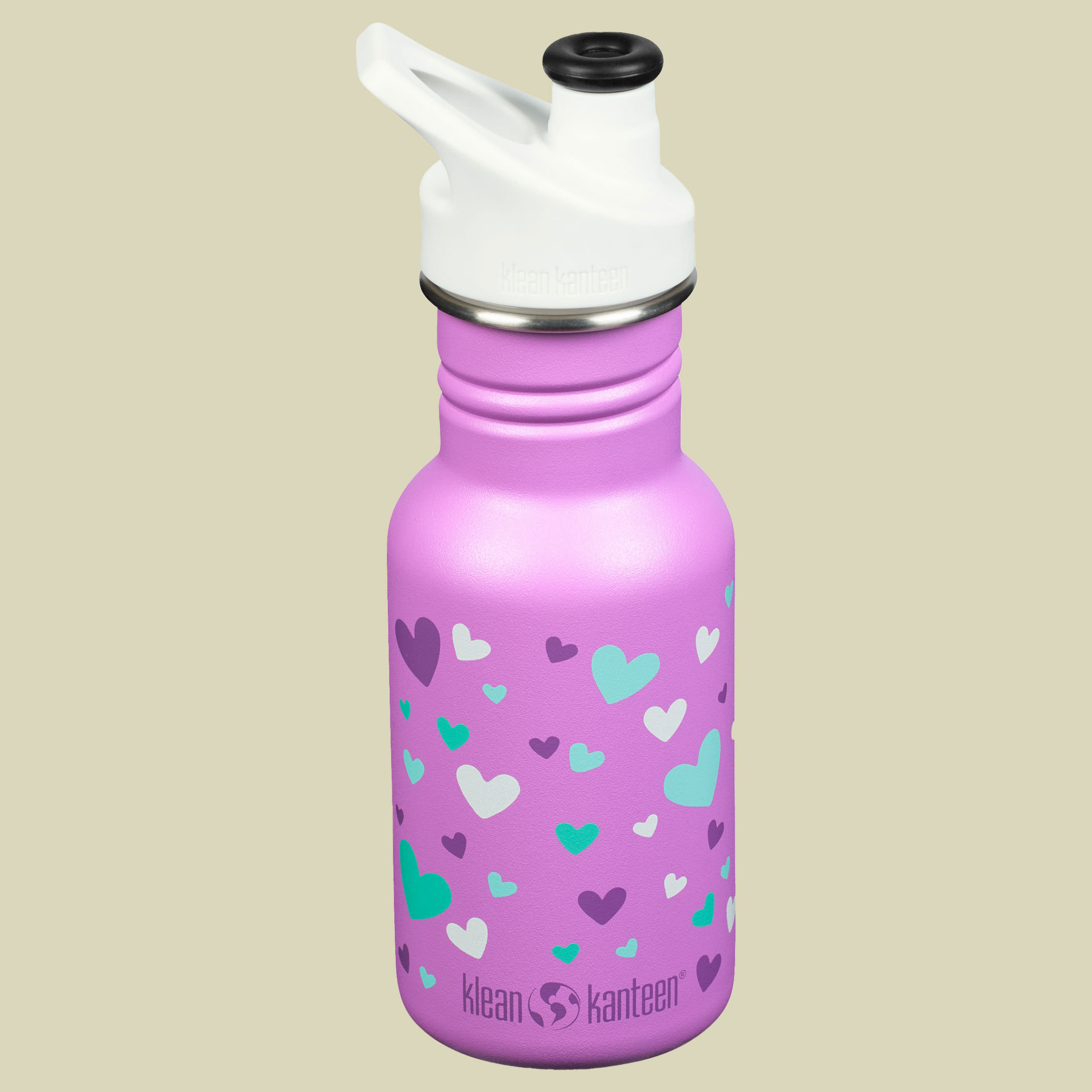 Kid Kanteen Classic Narrow mit Sport Cap 355ml mehrfarbig - leopard print