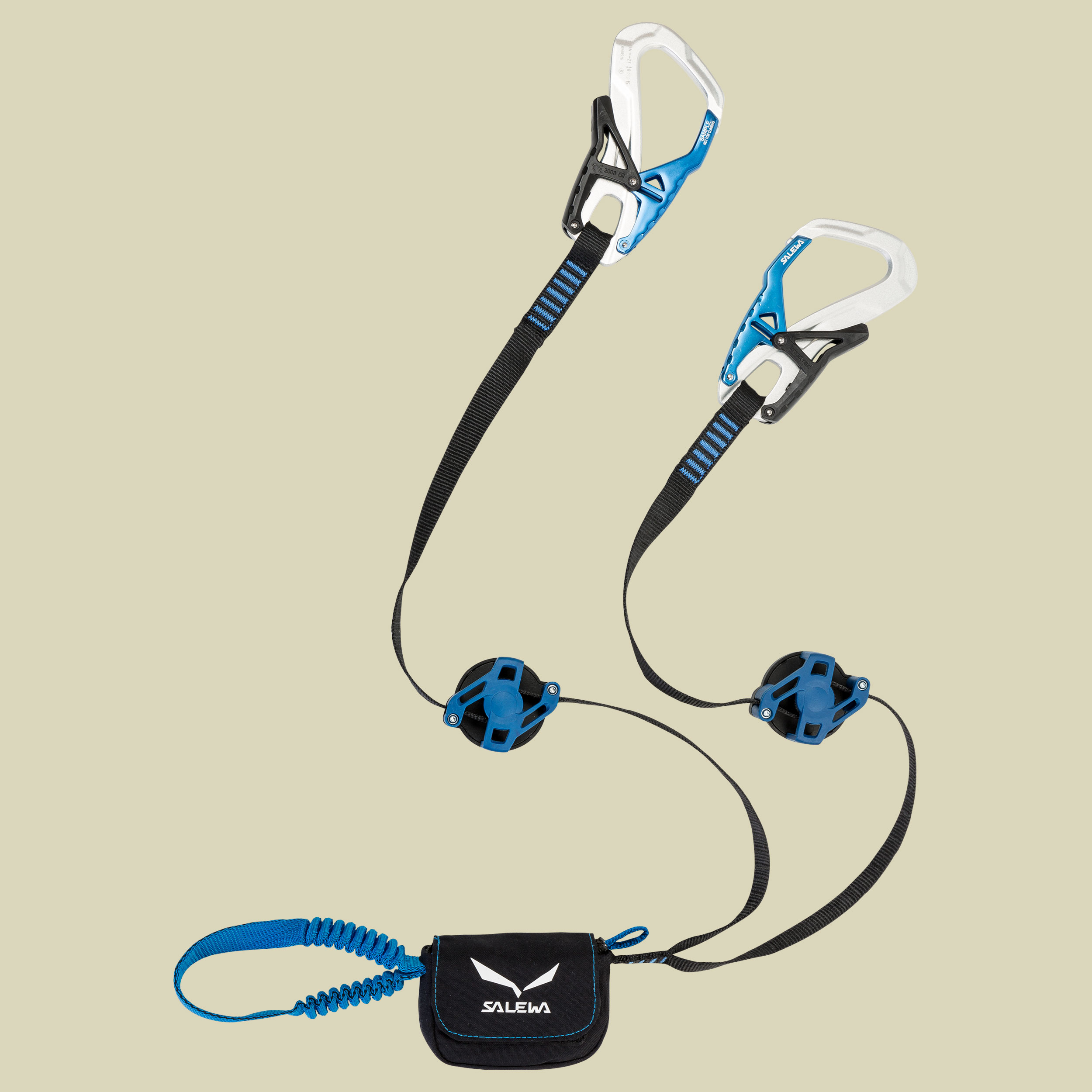 Set Via Ferrata Ergo Zip Farbe silver-royal blue
