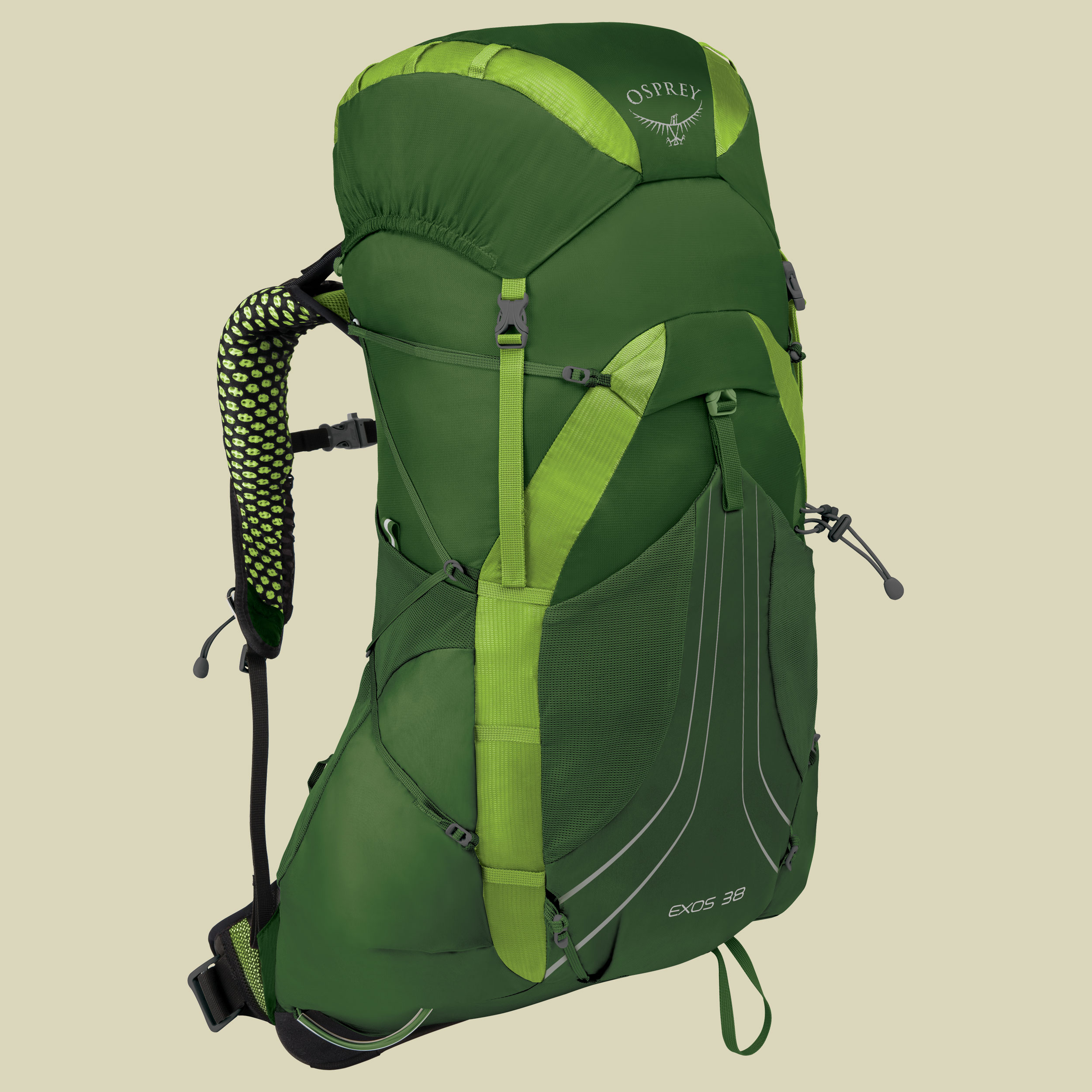 Exos 38 Men Volumen 38 (MD) Farbe tunnel green