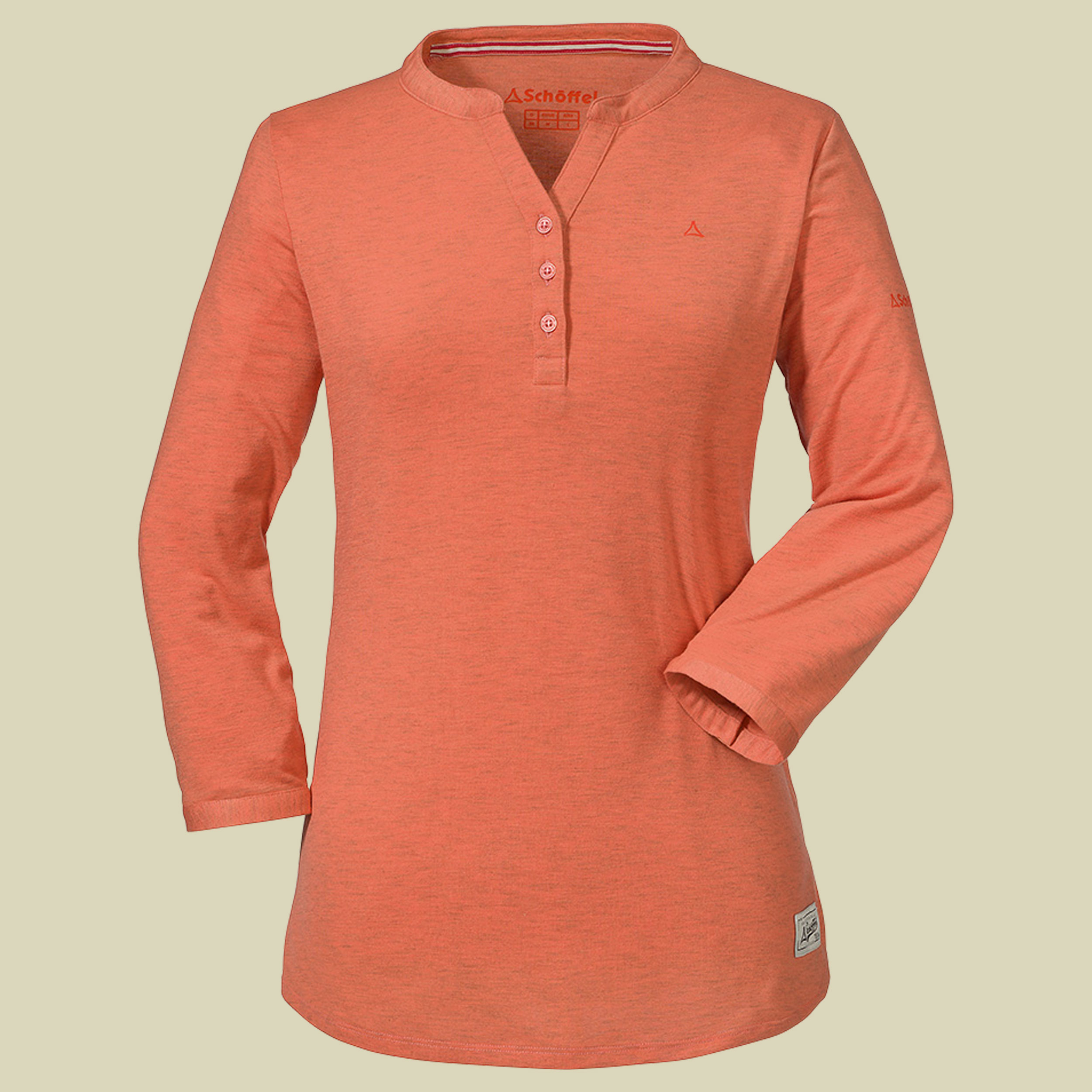 Longsleeve Johannesburg L Women Größe 44 Farbe emberglow