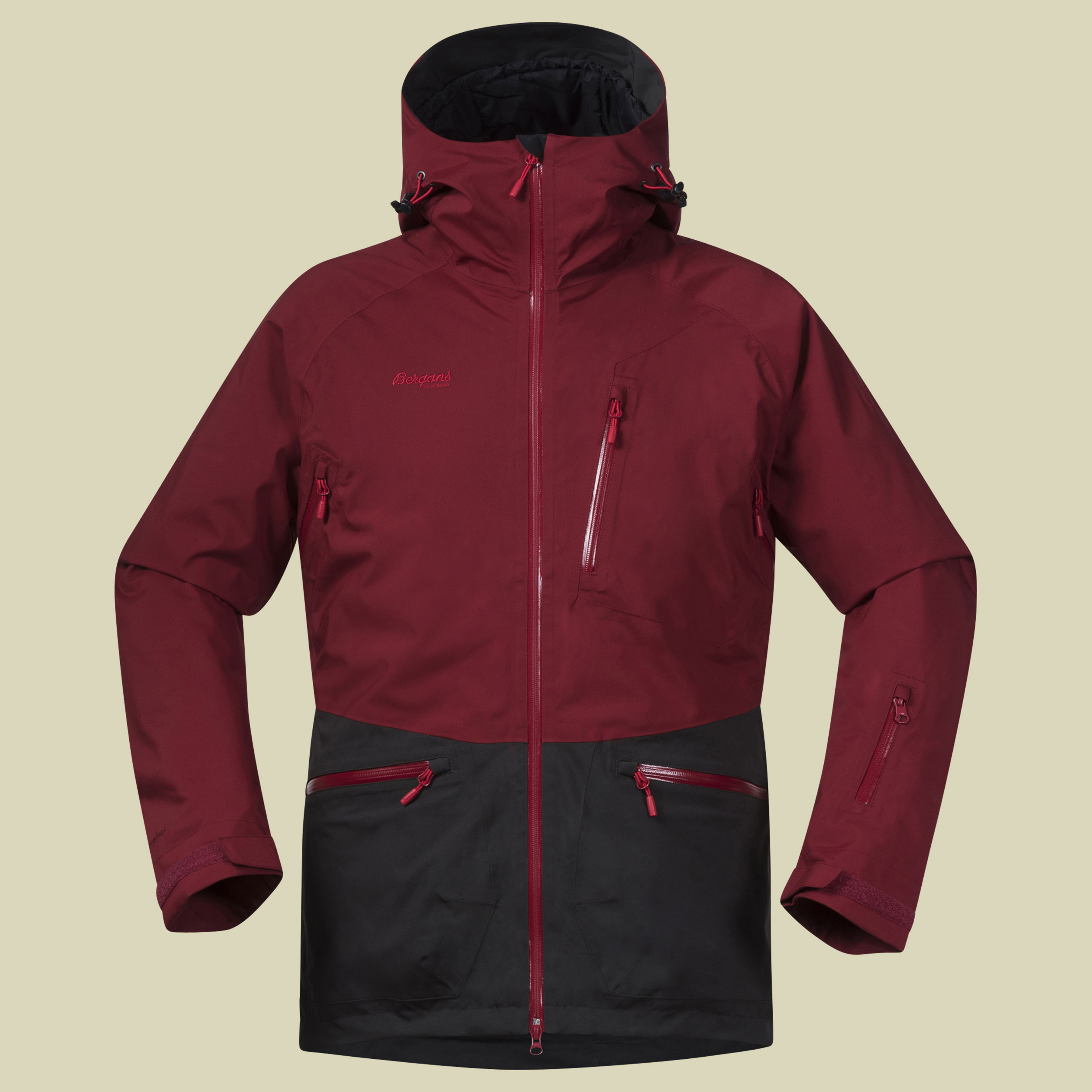Myrkdalen Jacket Men Größe S Farbe burgundy/solid charcoal