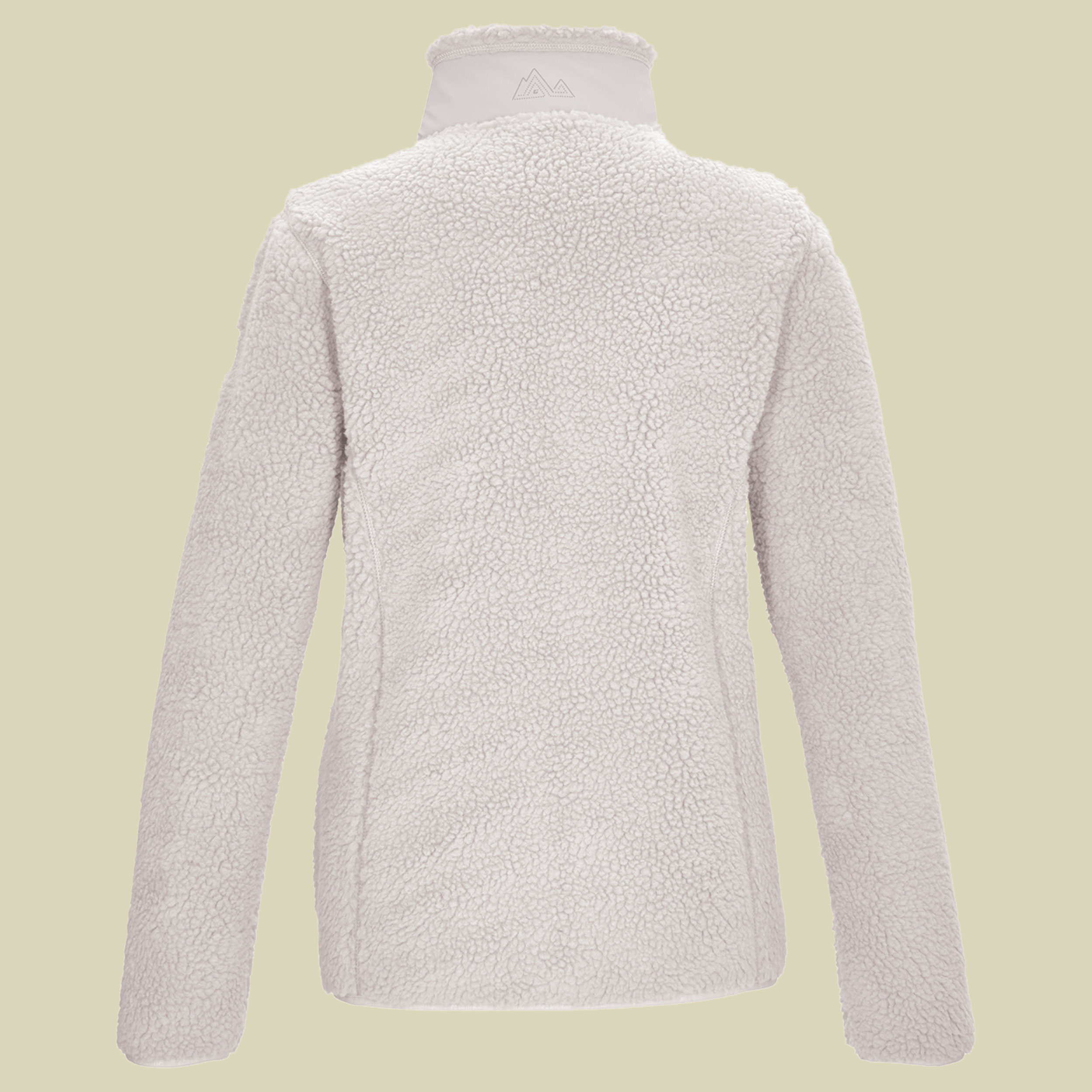 Sherpa Fleecejacke mit Stehkragen 46 weißer sand