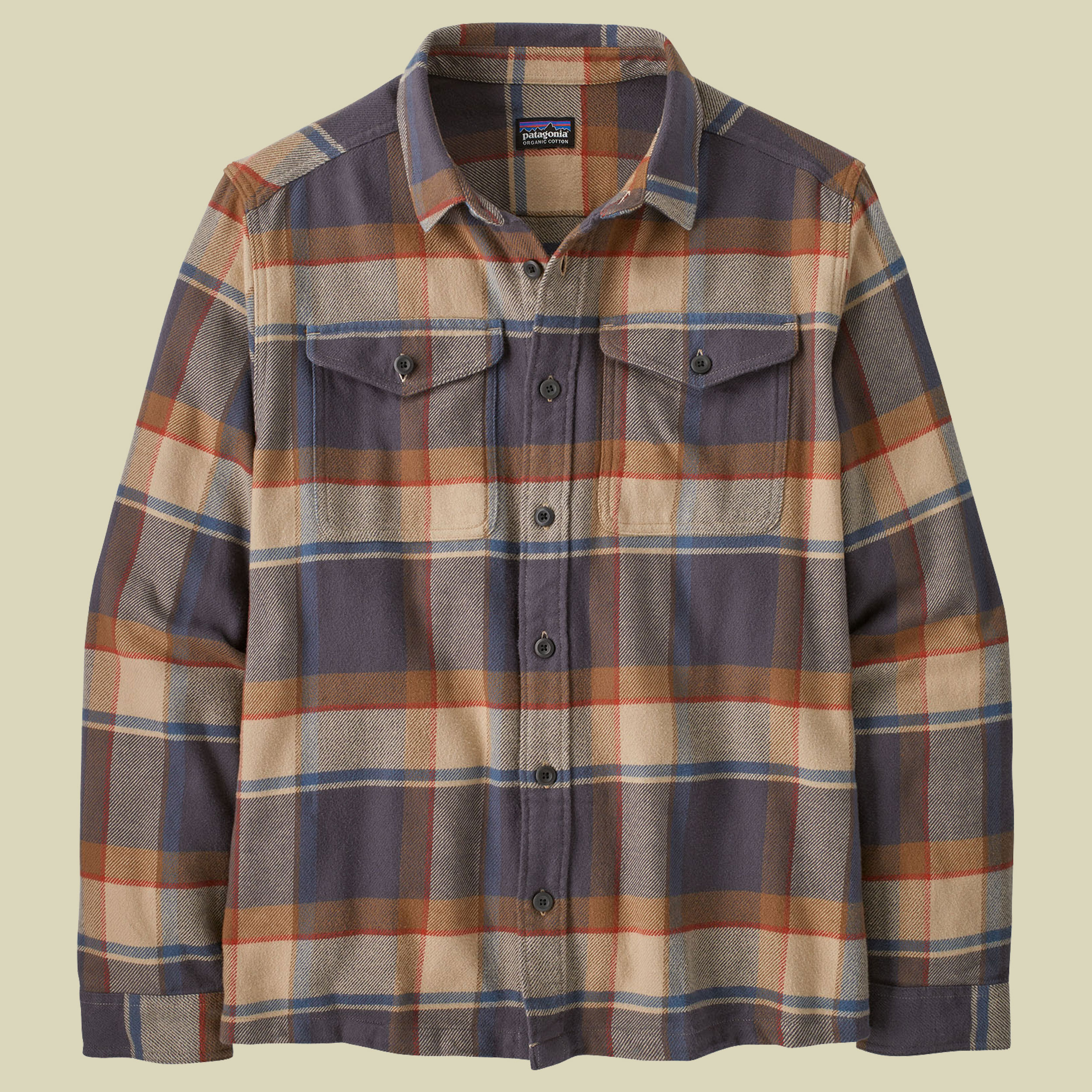 Fjord Flannel Shirt Men L grau - sunrise ridge/forge grey