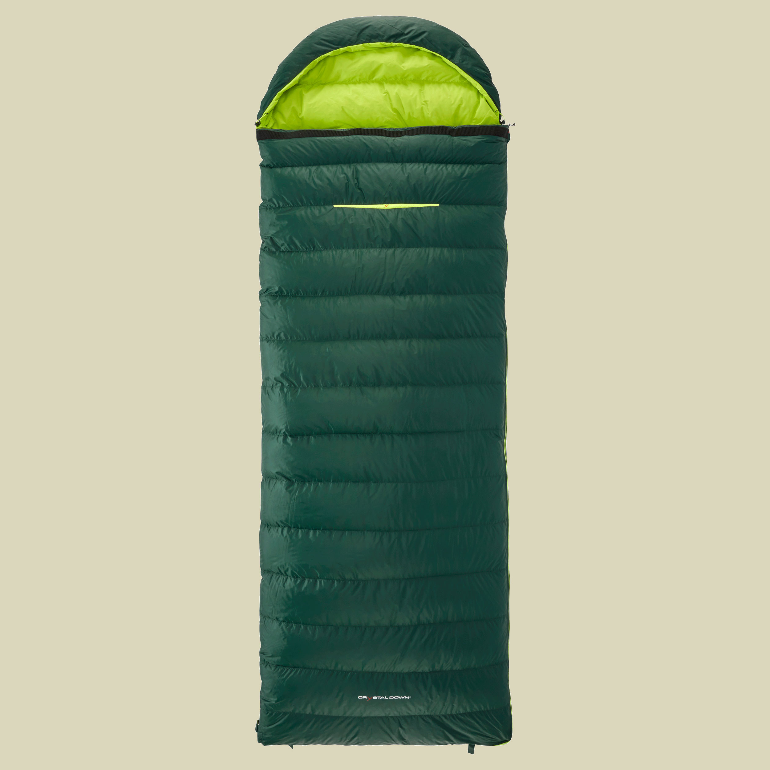 Tension Brick 600 bis Körpergröße 175 cm (M) Farbe scarab-lime , Reißverschluss links