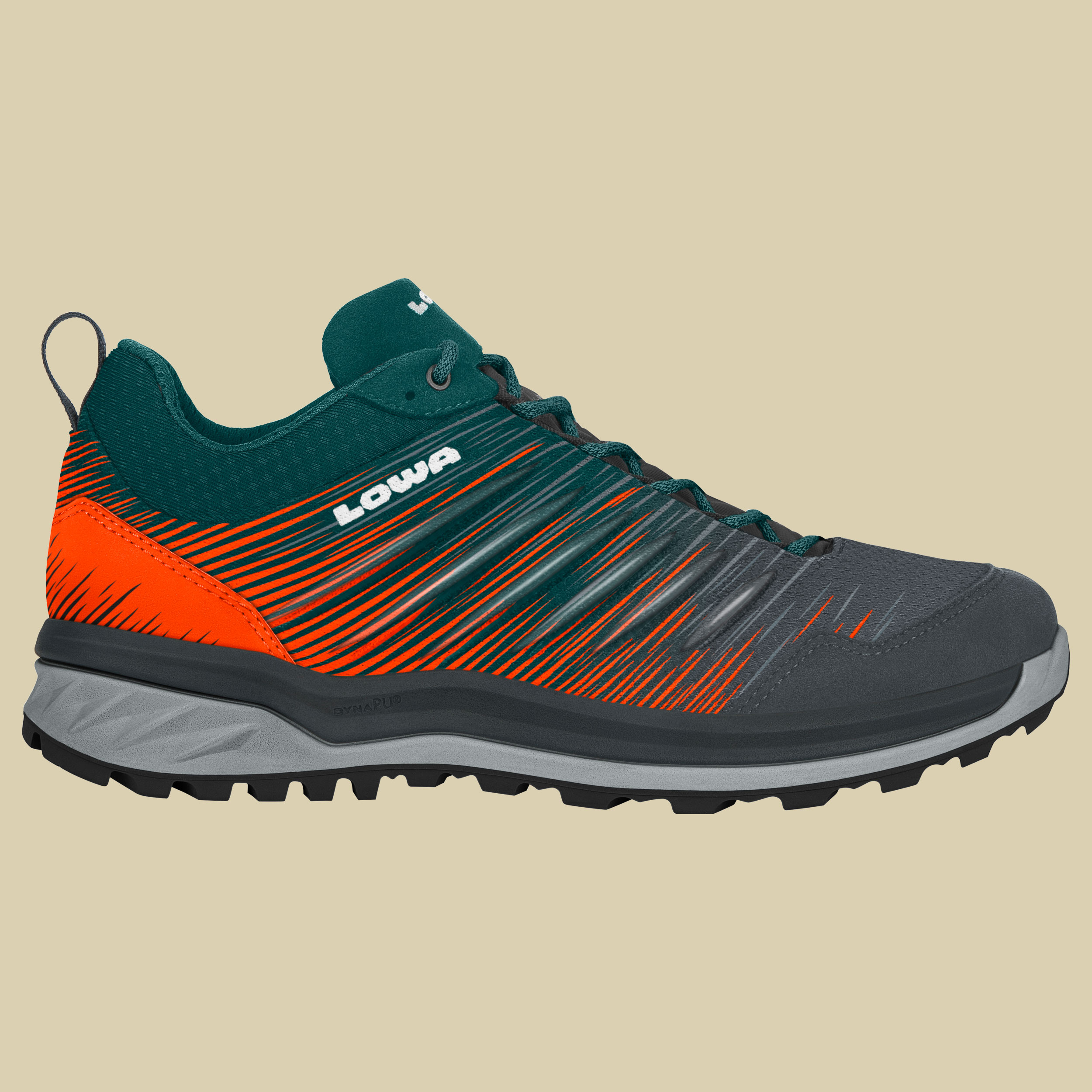 Lynnox Lo Men Größe UK 10 Farbe orange/petrol