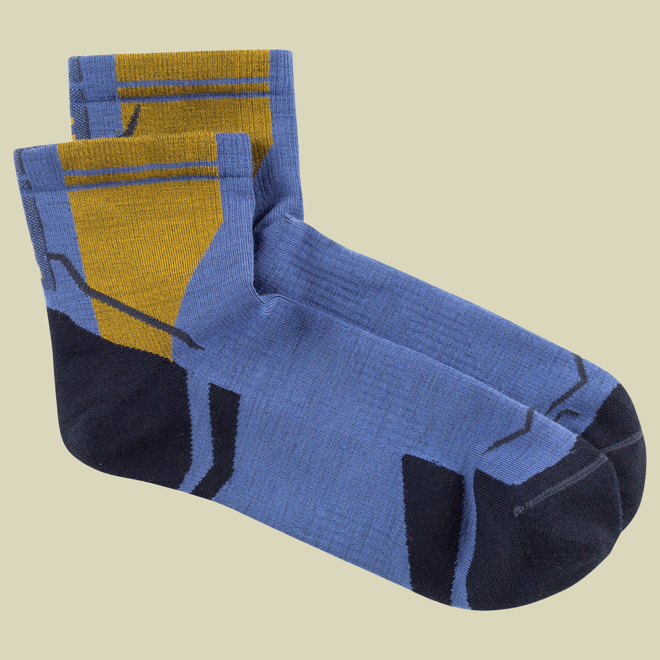Merino Lighweight Quarter Socken M (39-41) blau - LWQ4 blue