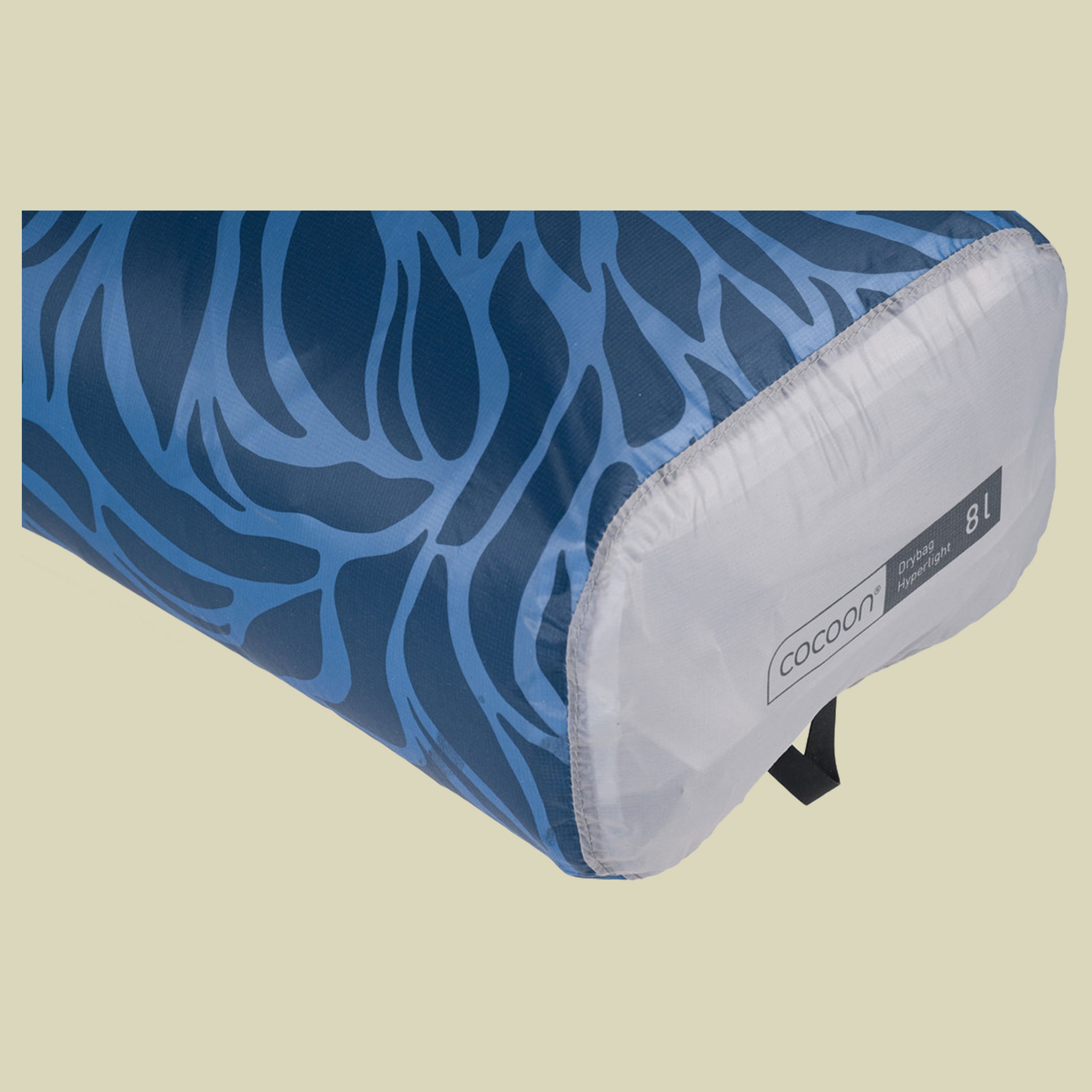Drybag Hyperlight 8L blau - blue leaves