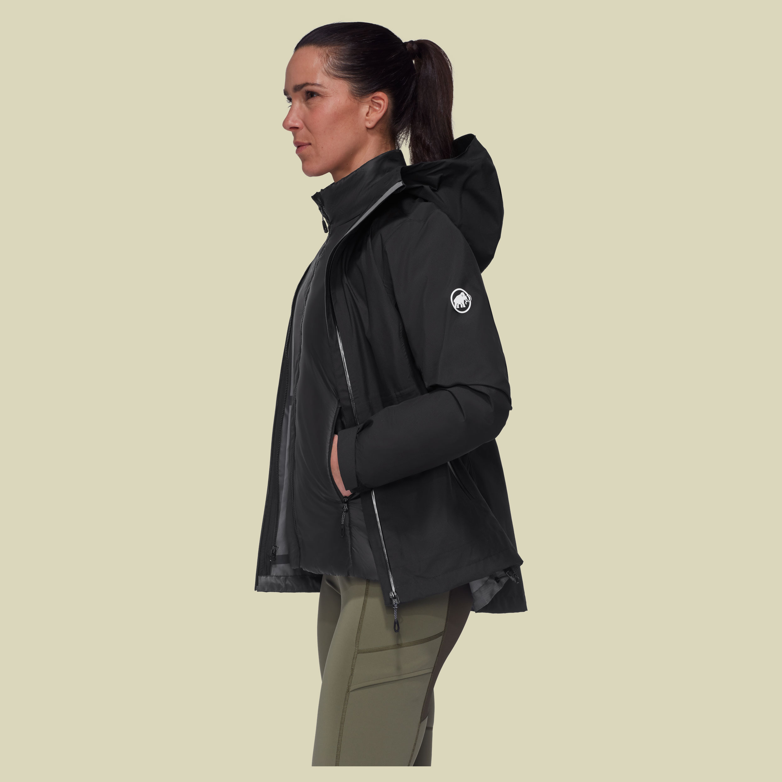 Alto Light 3 in 1 HS Hooded Jacket Women XXL schwarz - black-black