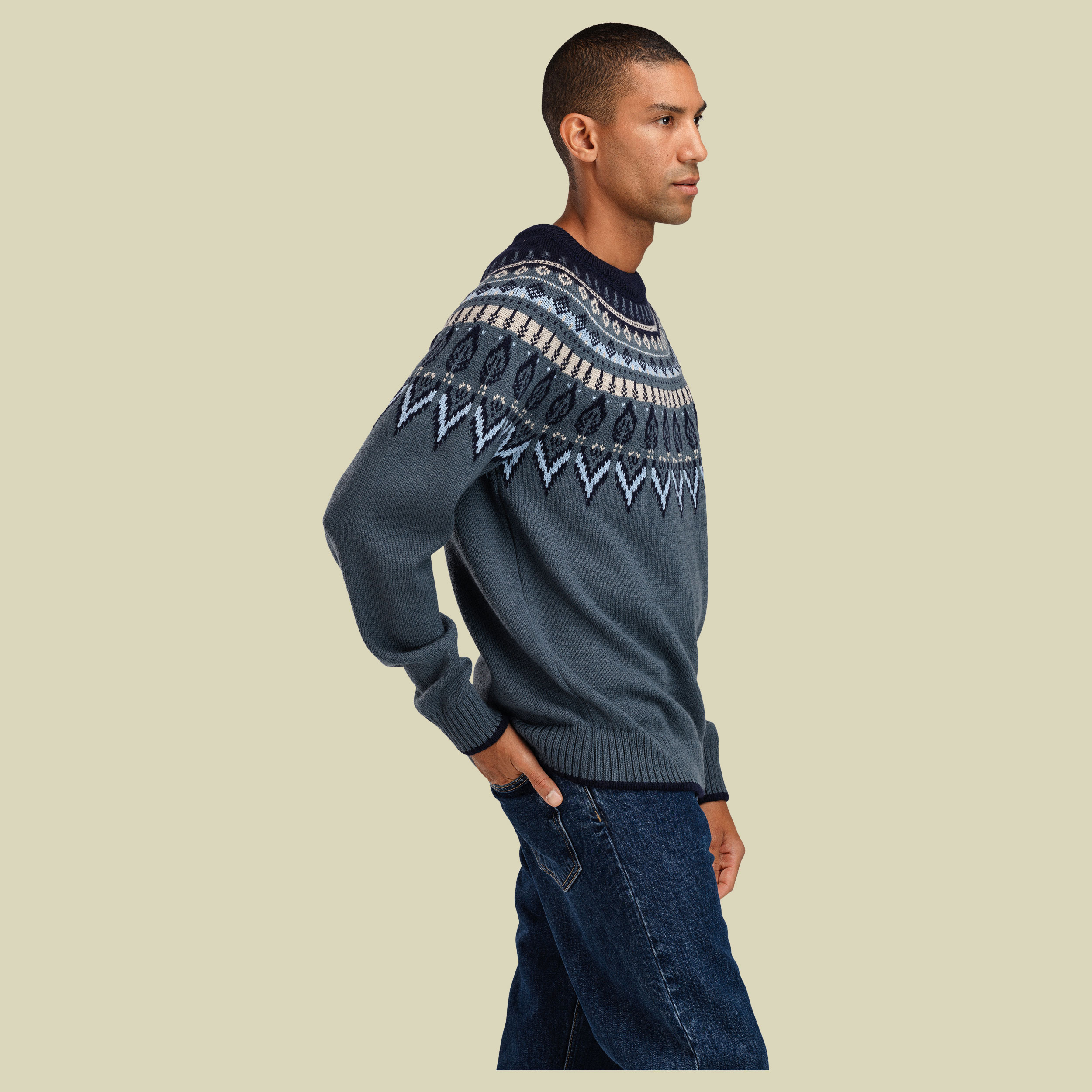 Sula Sweater Men XL blau - steel/navy/ice blue