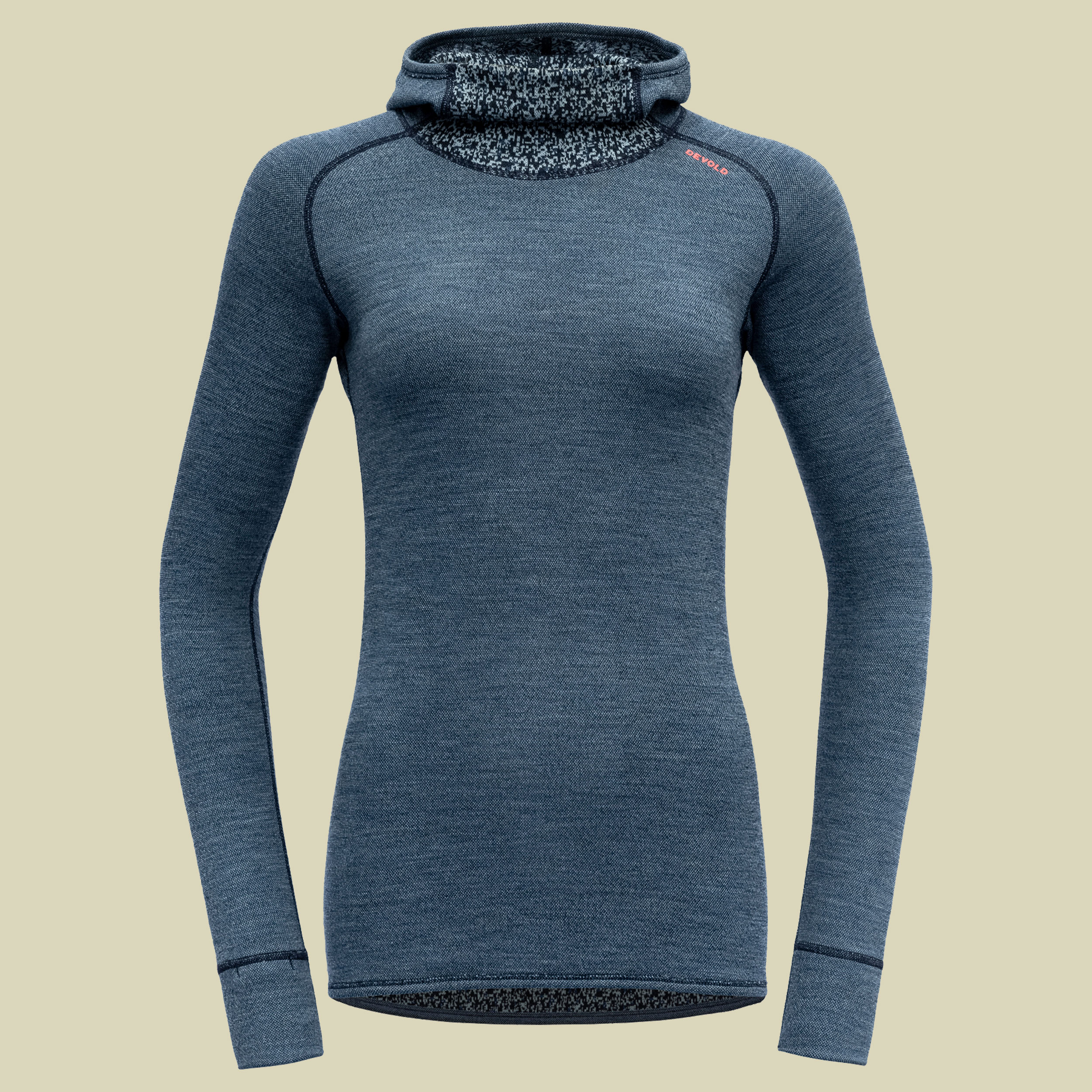 Kvitegga Merino 230 Hoodie Woman Größe L  Farbe ink