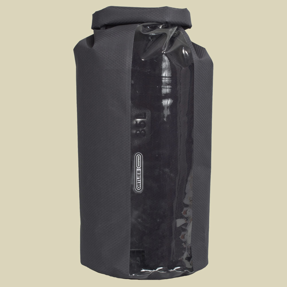 Packsack PS 21R mit Sichtstreifen K 7071 Volumen 35 Liter schiefer transparent