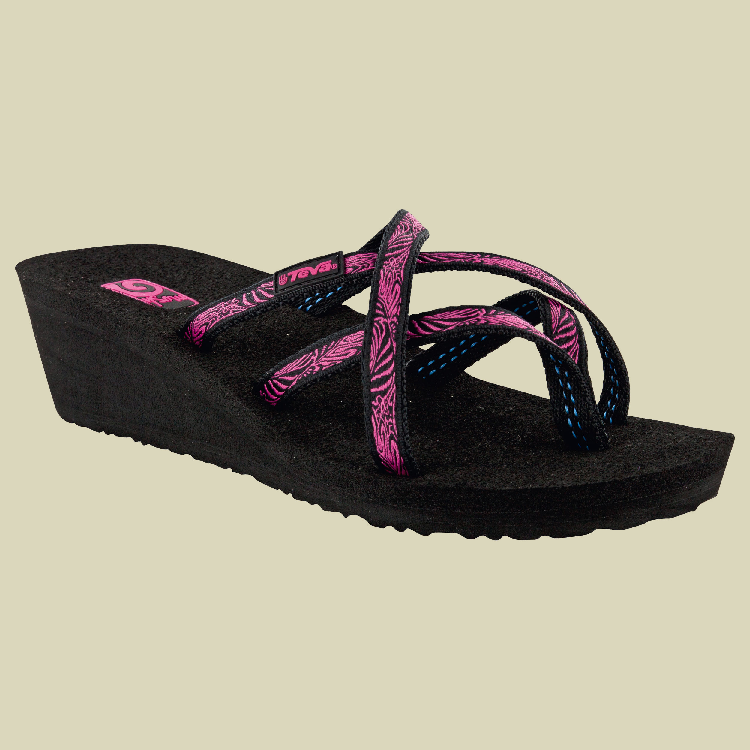 Teva Mush Mandalyn Wedge Ola 2 W's Teenslippers voor dames, zwart, 40 EU : Teva Teva Mush Mandalyn Wedge Ola 2 W's Teenslippers voor dames, zwart, 40 EU : Teva