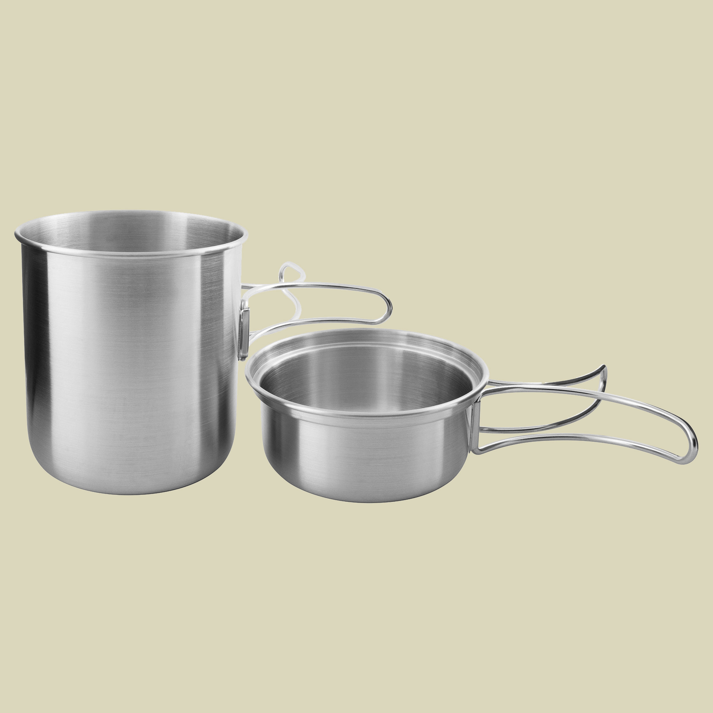 Handle Mug 600 Set Bechervolumen 600 ml Farbe edelstahl