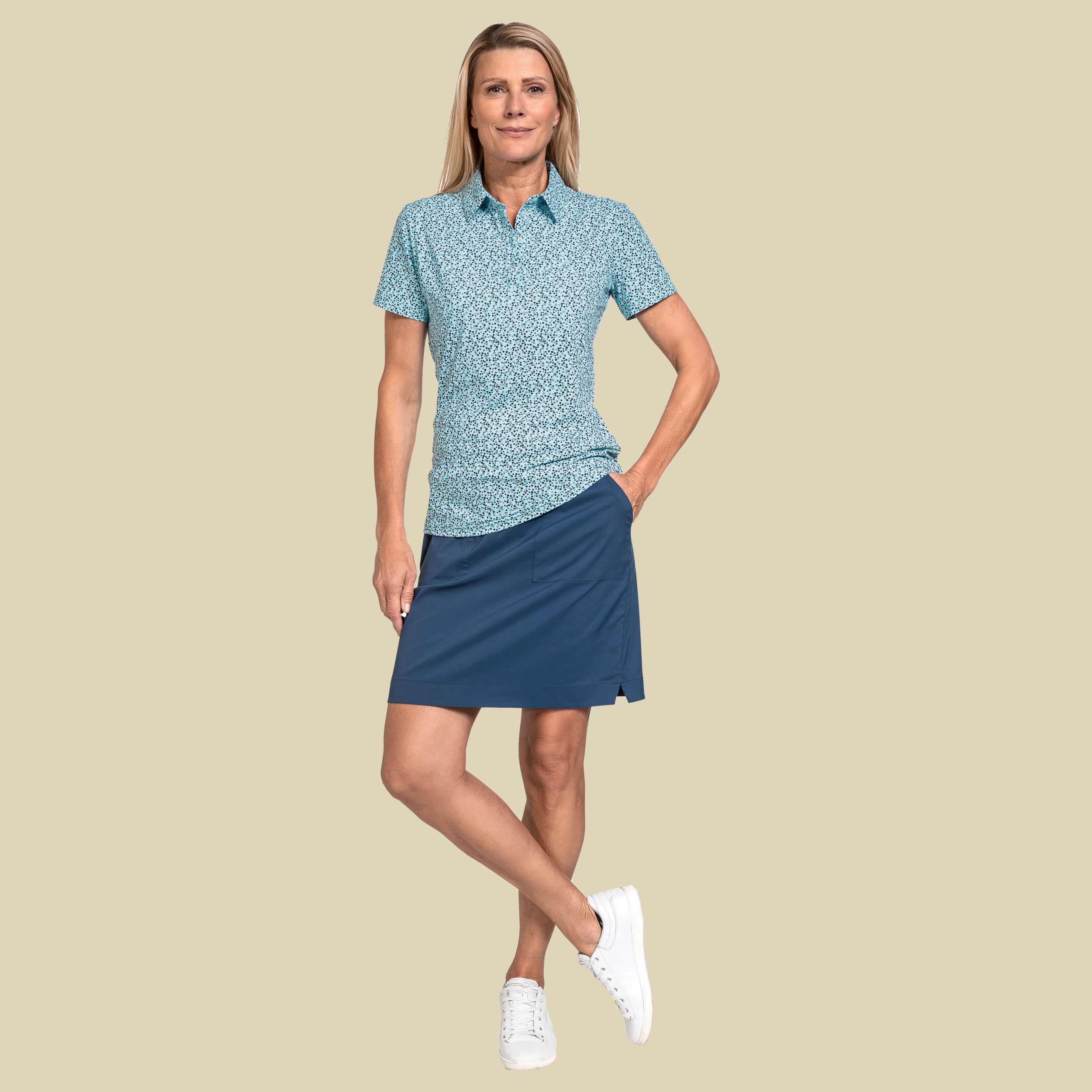 Polo Shirt Stintino Lady Größe 38 Farbe clearwater