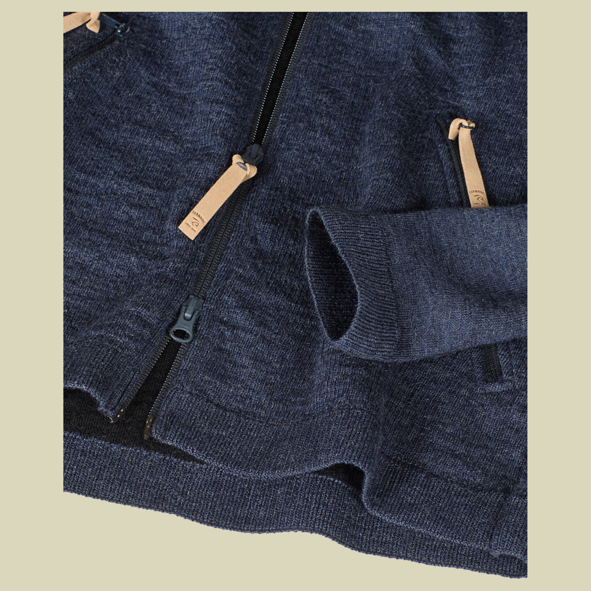 Damen-Wolljacke 38 blau - navy