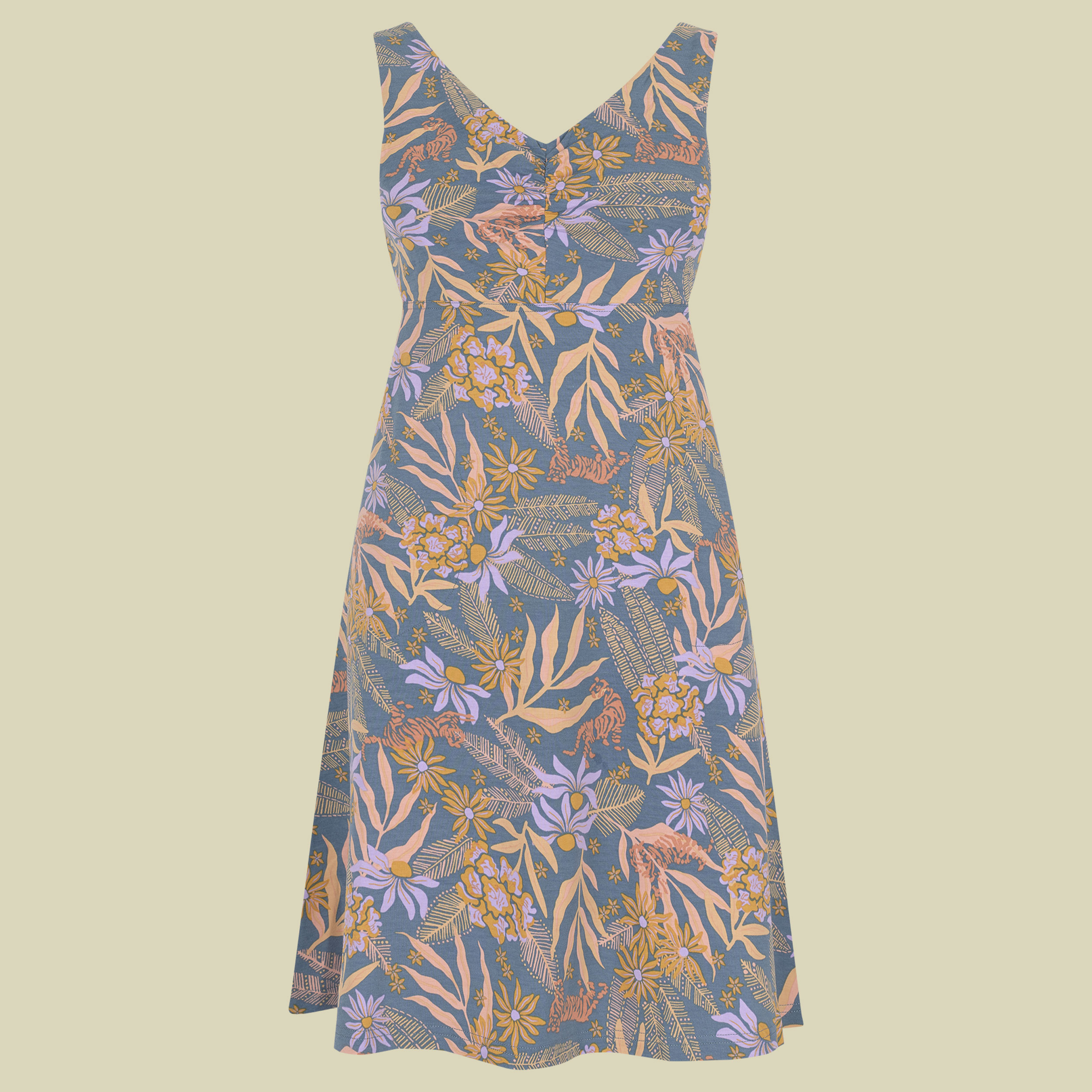 Neha Empire Dress S mehrfarbig - Farbe haze tiger floral