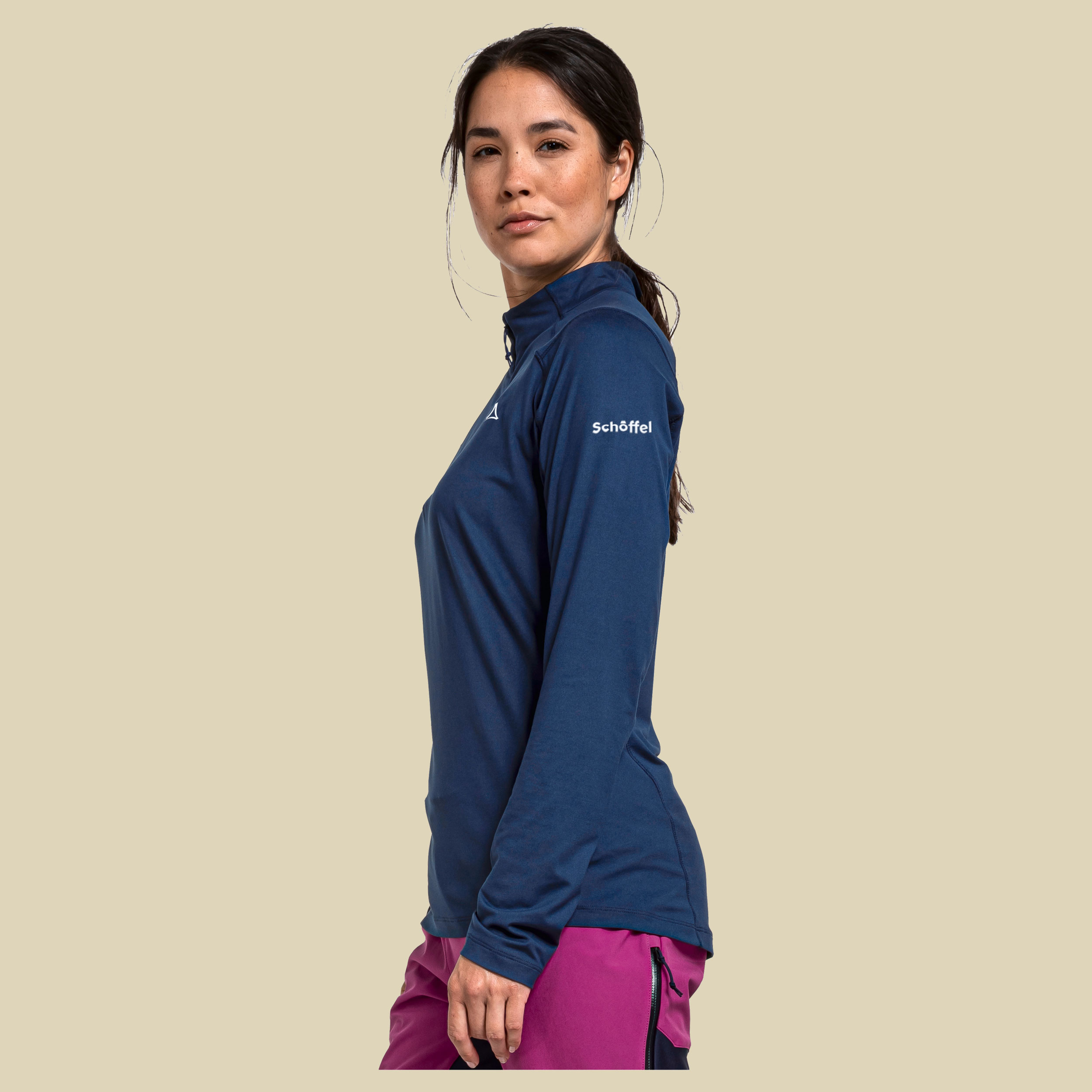 Longsleeve Piz Selva L Women Größe 40 Farbe navy blazer
