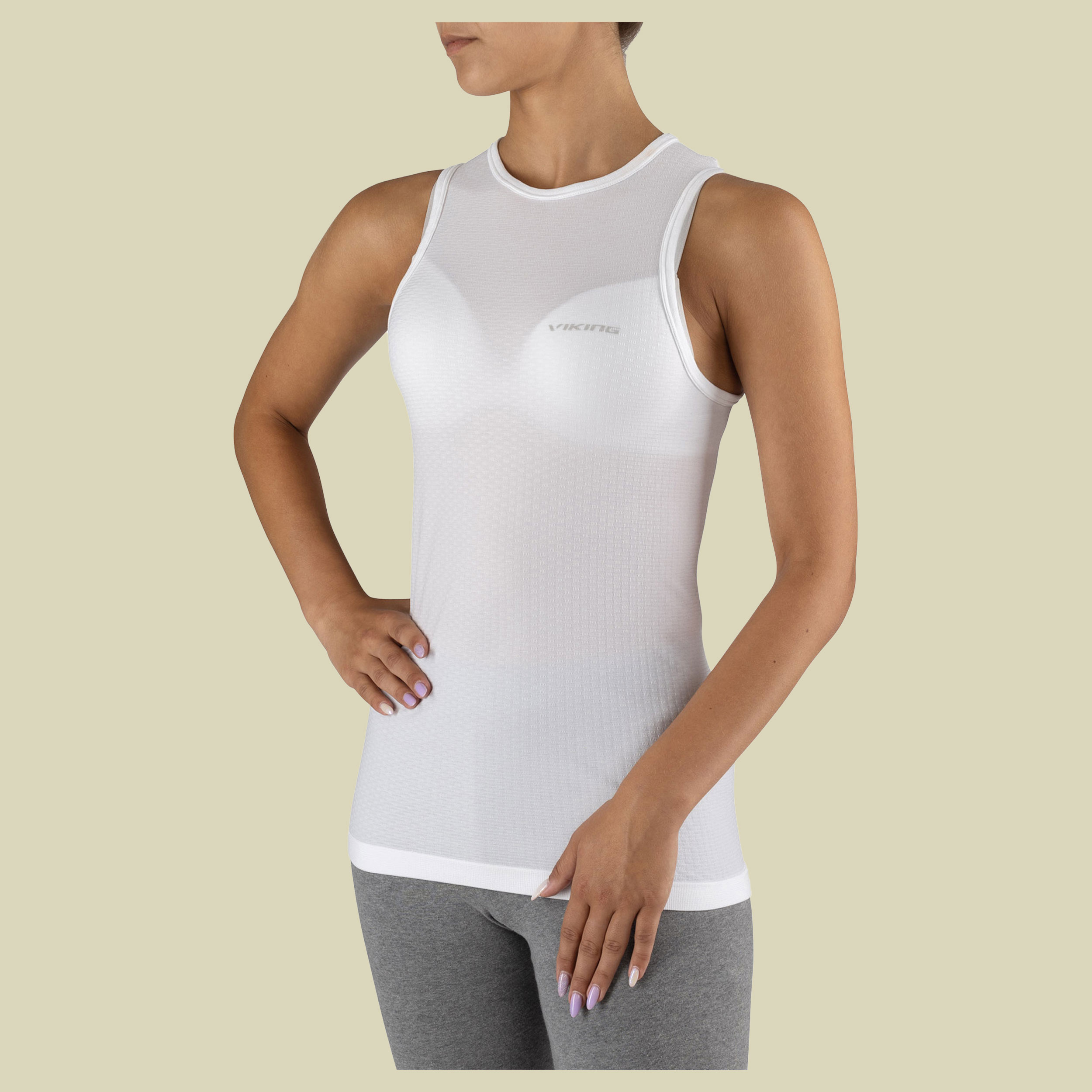 Singlet Easy Dry Unisex M weiß - full white