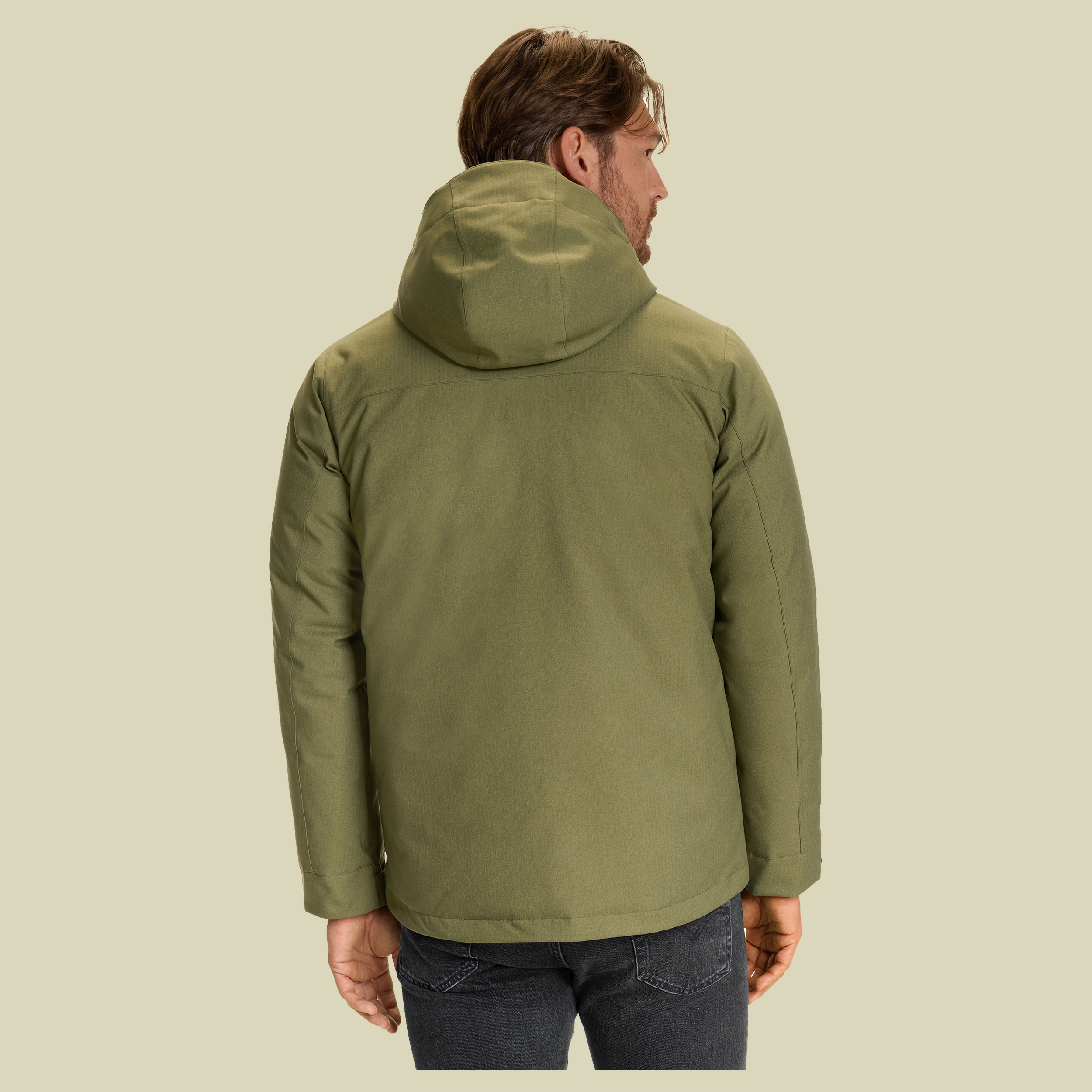 Marton M's Hardshell Down Jacket XXL grün - winter moss
