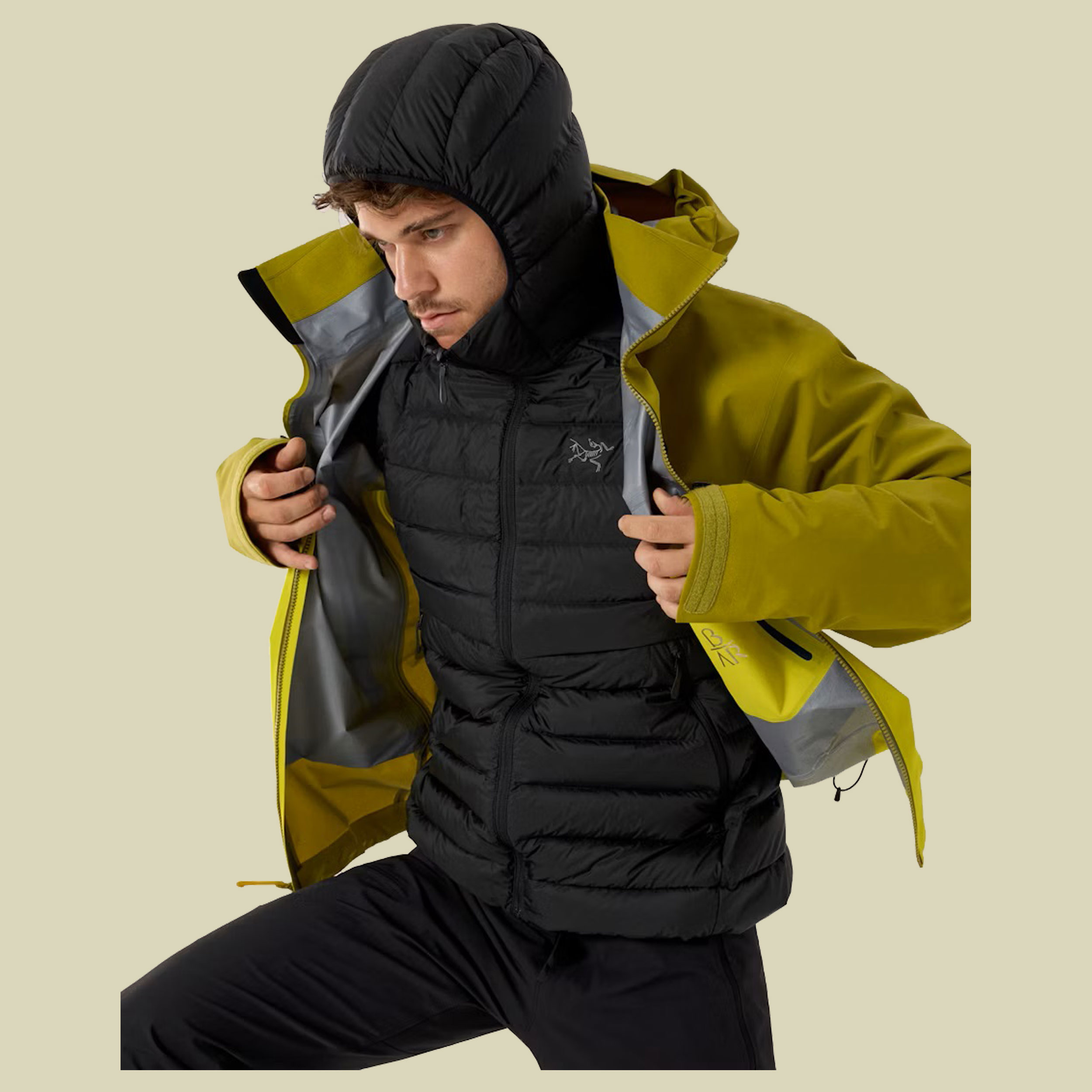 Cerium Hoody Men L schwarz - black