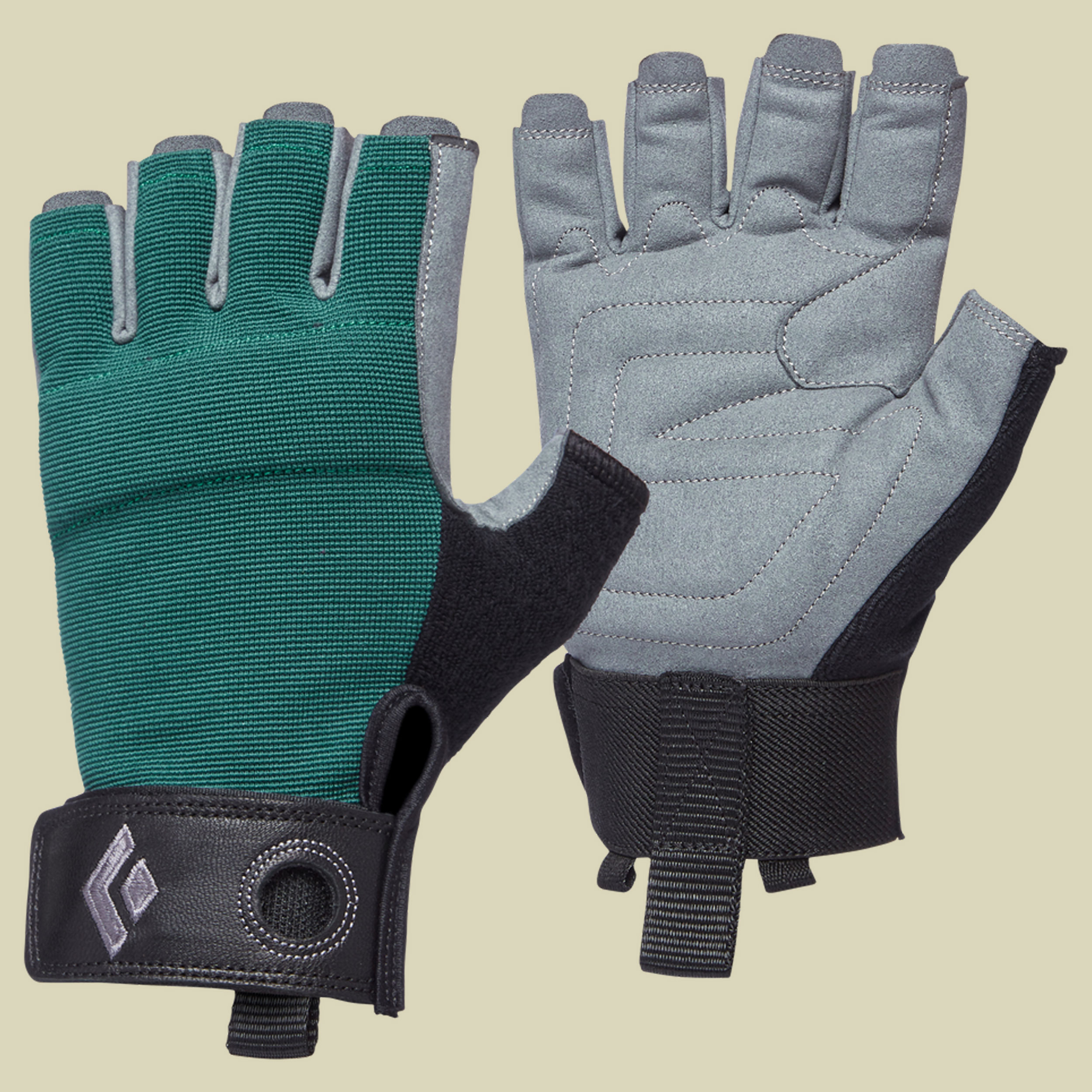 Crag Half-Finger Gloves Women Größe S Farbe raging sea