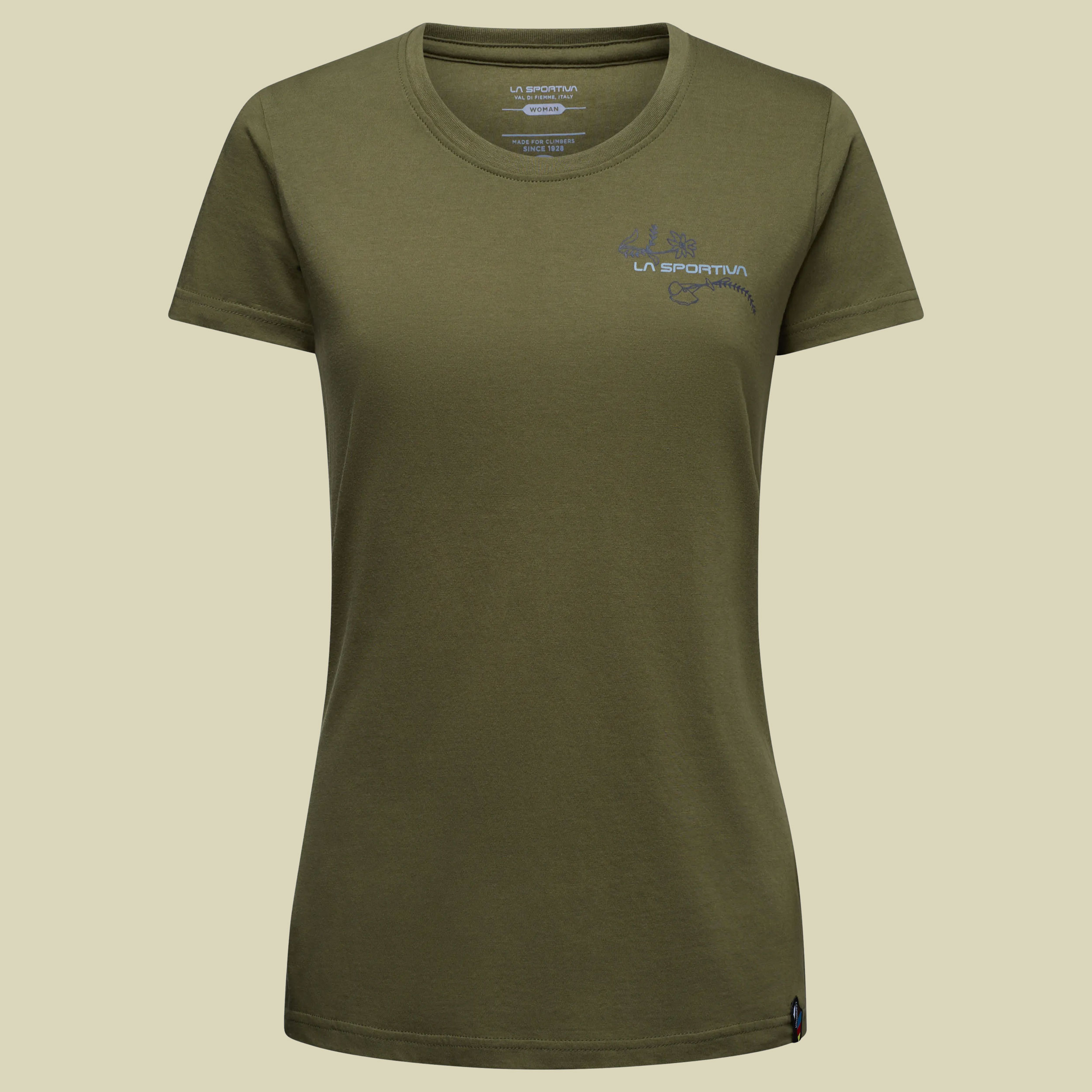 Climb Flower T-Shirt Women L grün - cypress/night sky