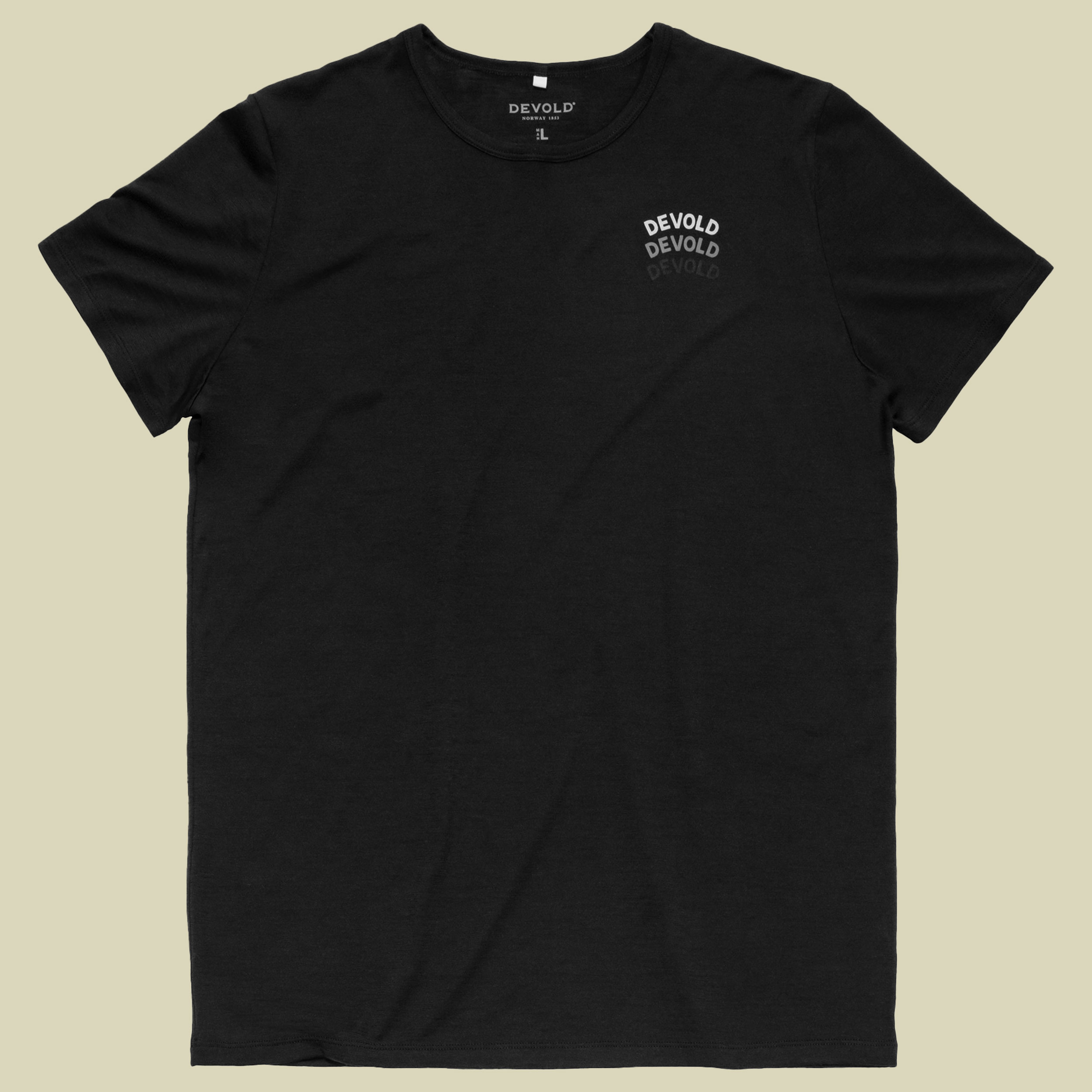 Active Devold Legacy Tee Man S schwarz - black