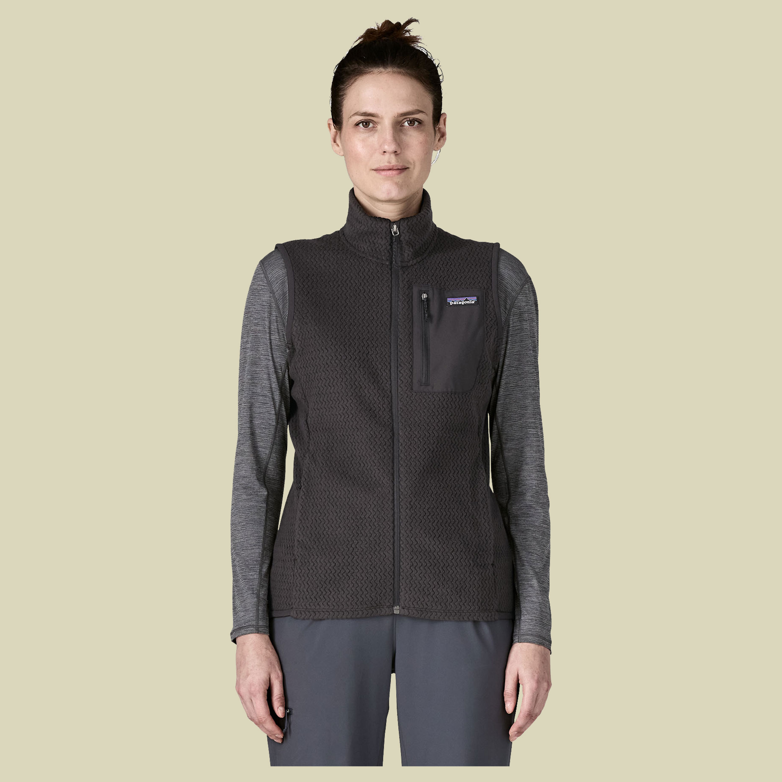 R1 Air Vest Women M schwarz - black