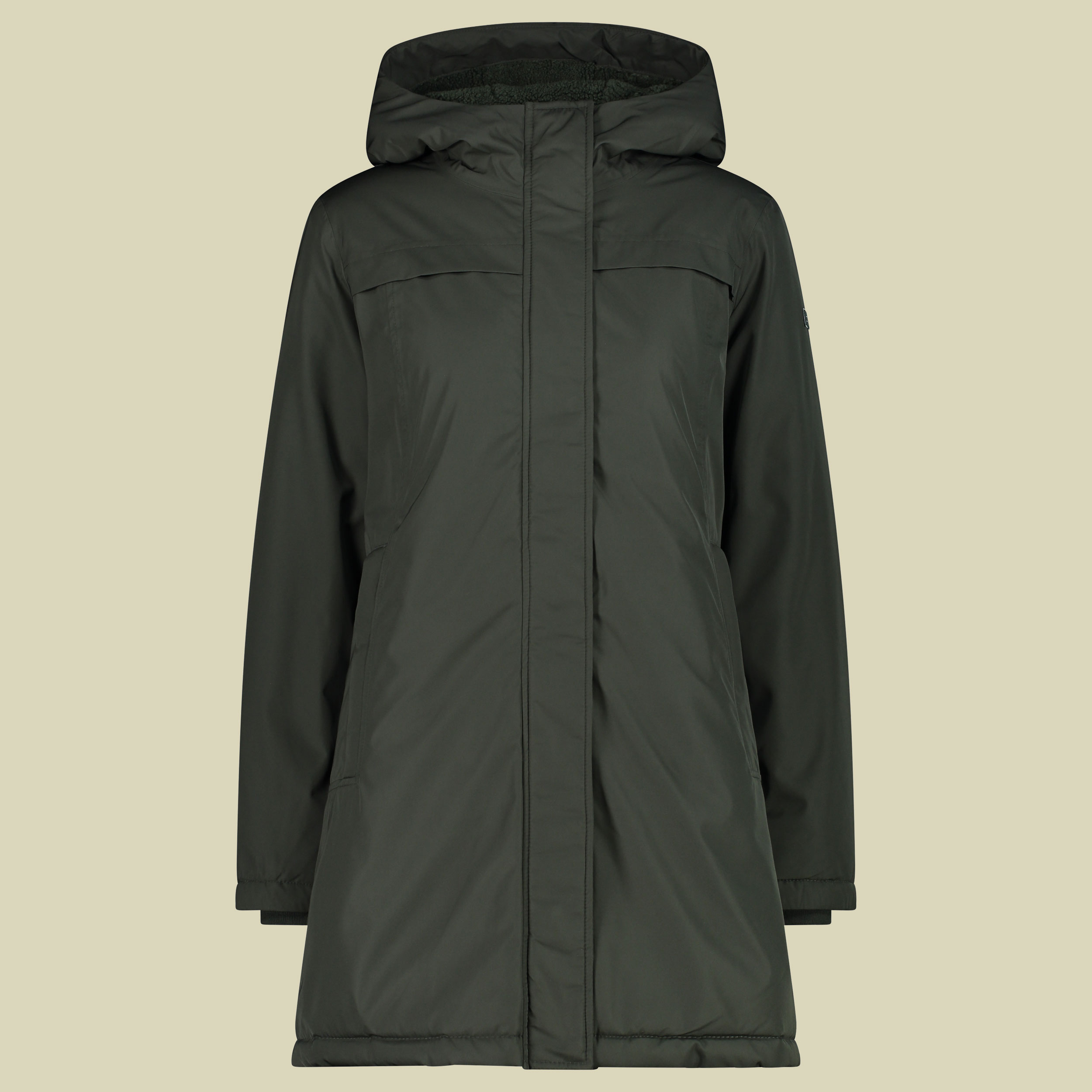 Woman  Parka Fix Hood 36 grün 2 - Farbe forest