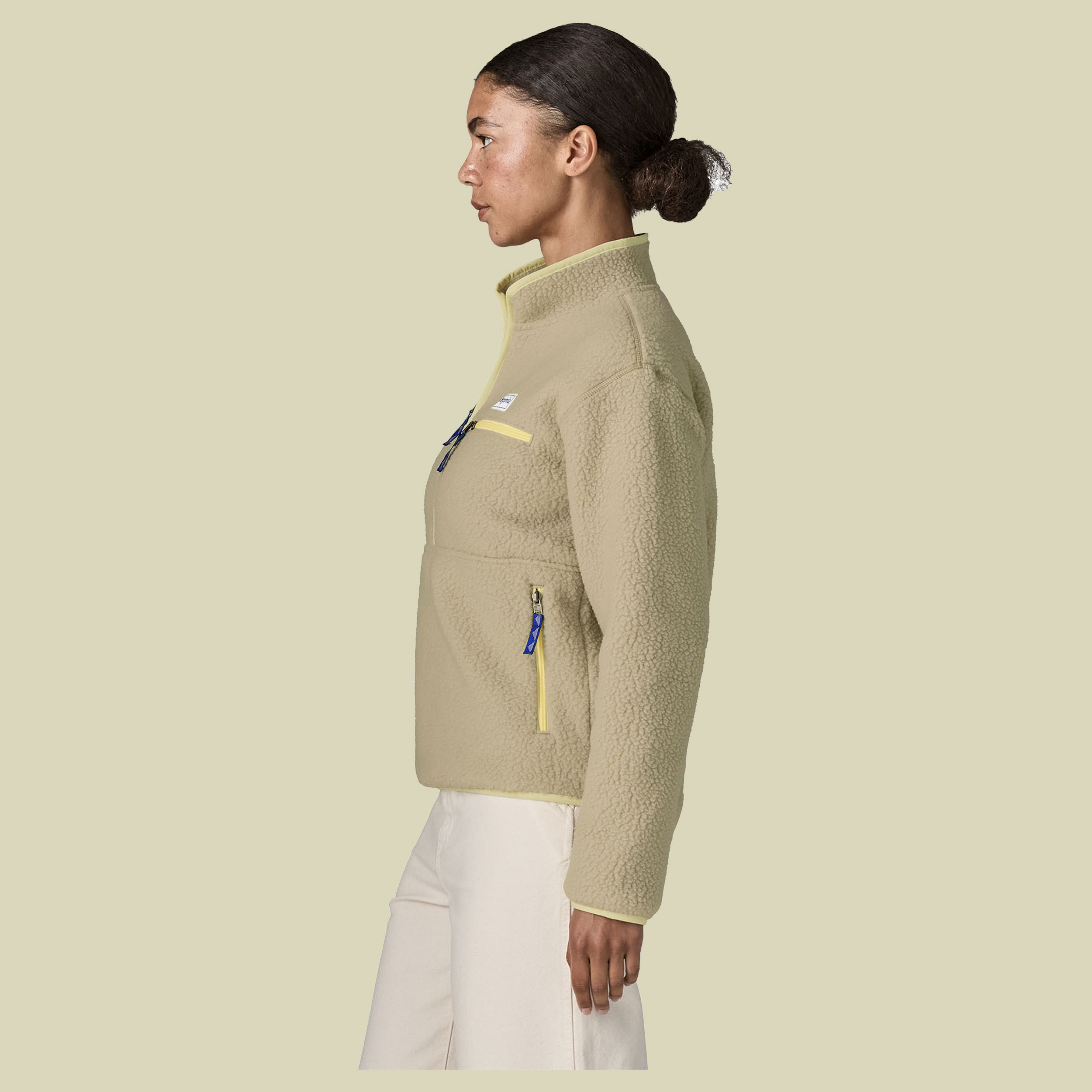 Retro Pile Marsupial Women XL beige - weathered stone