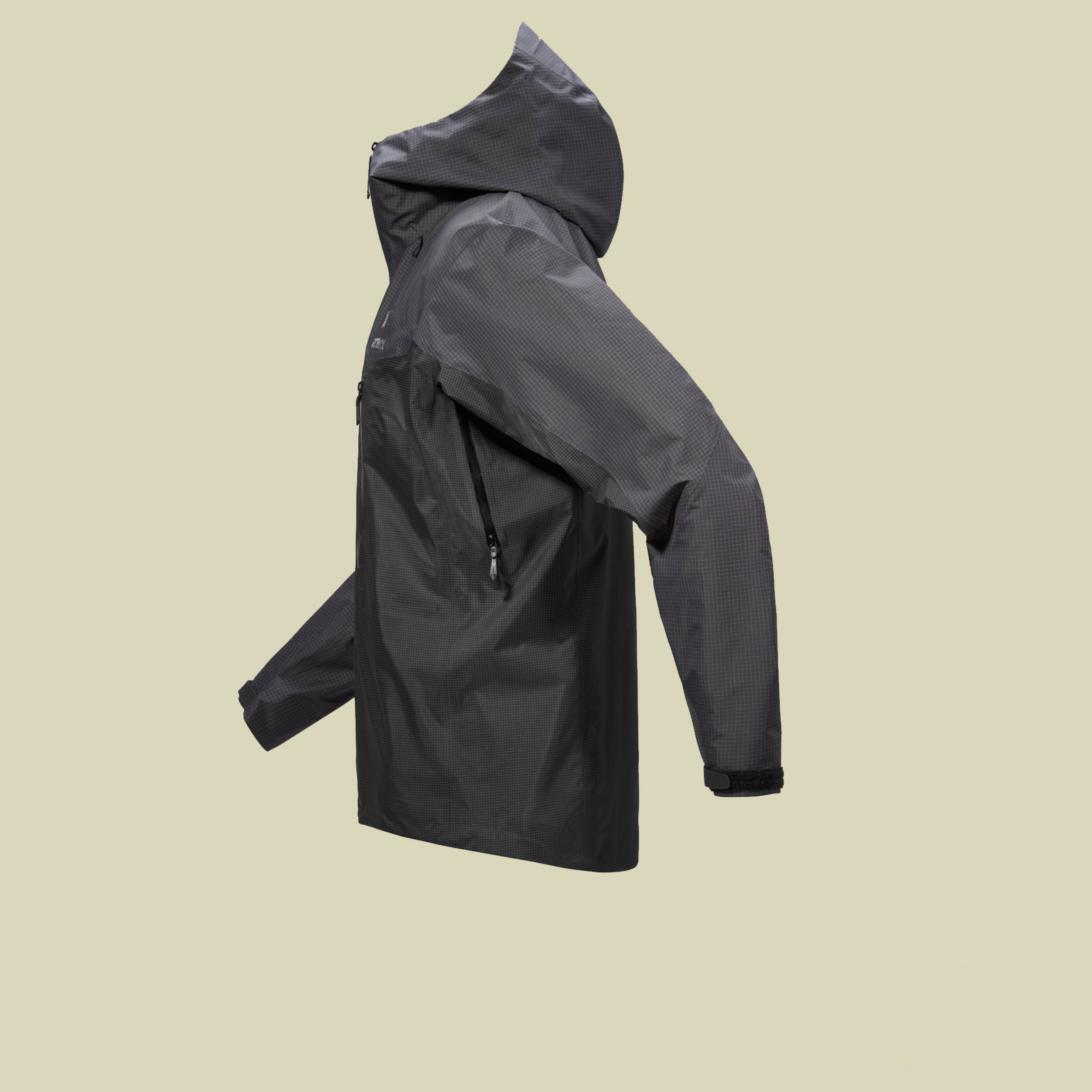 Alpha Jacket Men XL grau- graphite/black