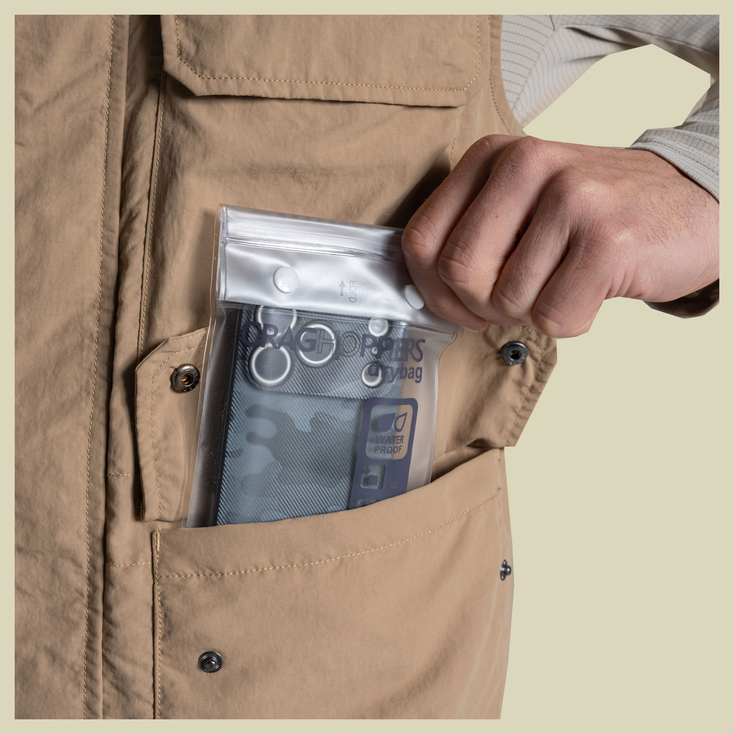 NosiLife Adventure Gilet V Men XXL braun - earthenware