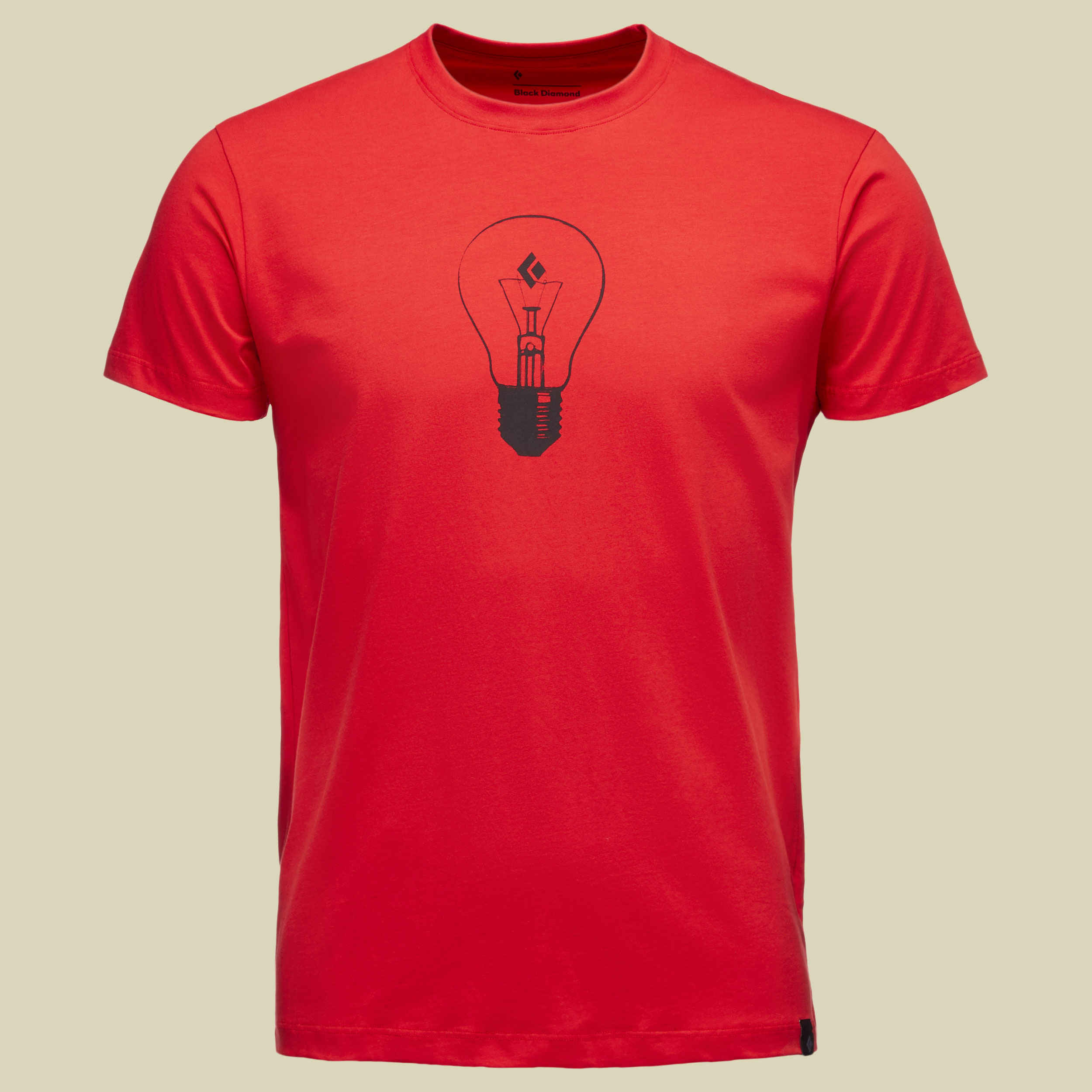 S/S BD Idea Tee Men Größe L Farbe hyper red