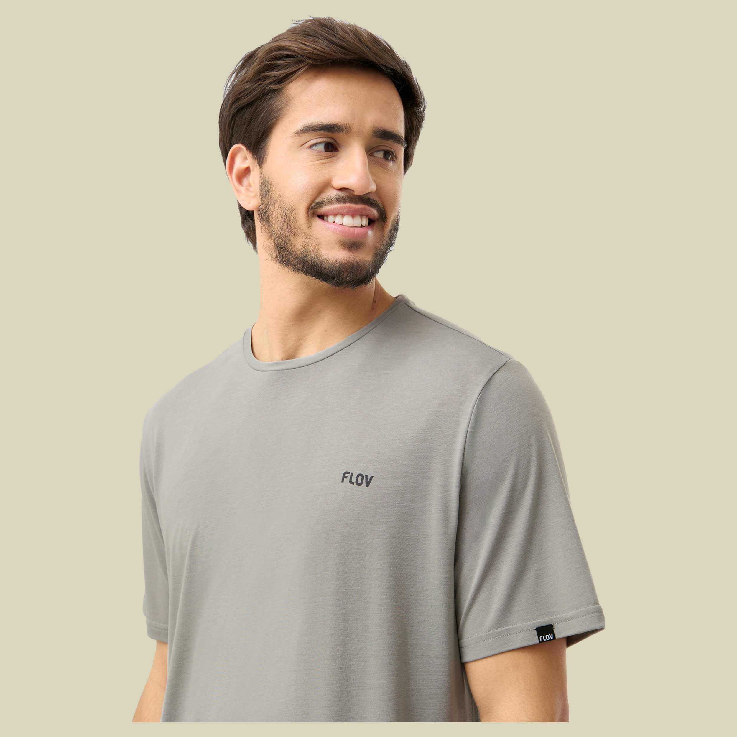 Timberon Bamboo T-Shirt Men XL grau - light grey/dark grey