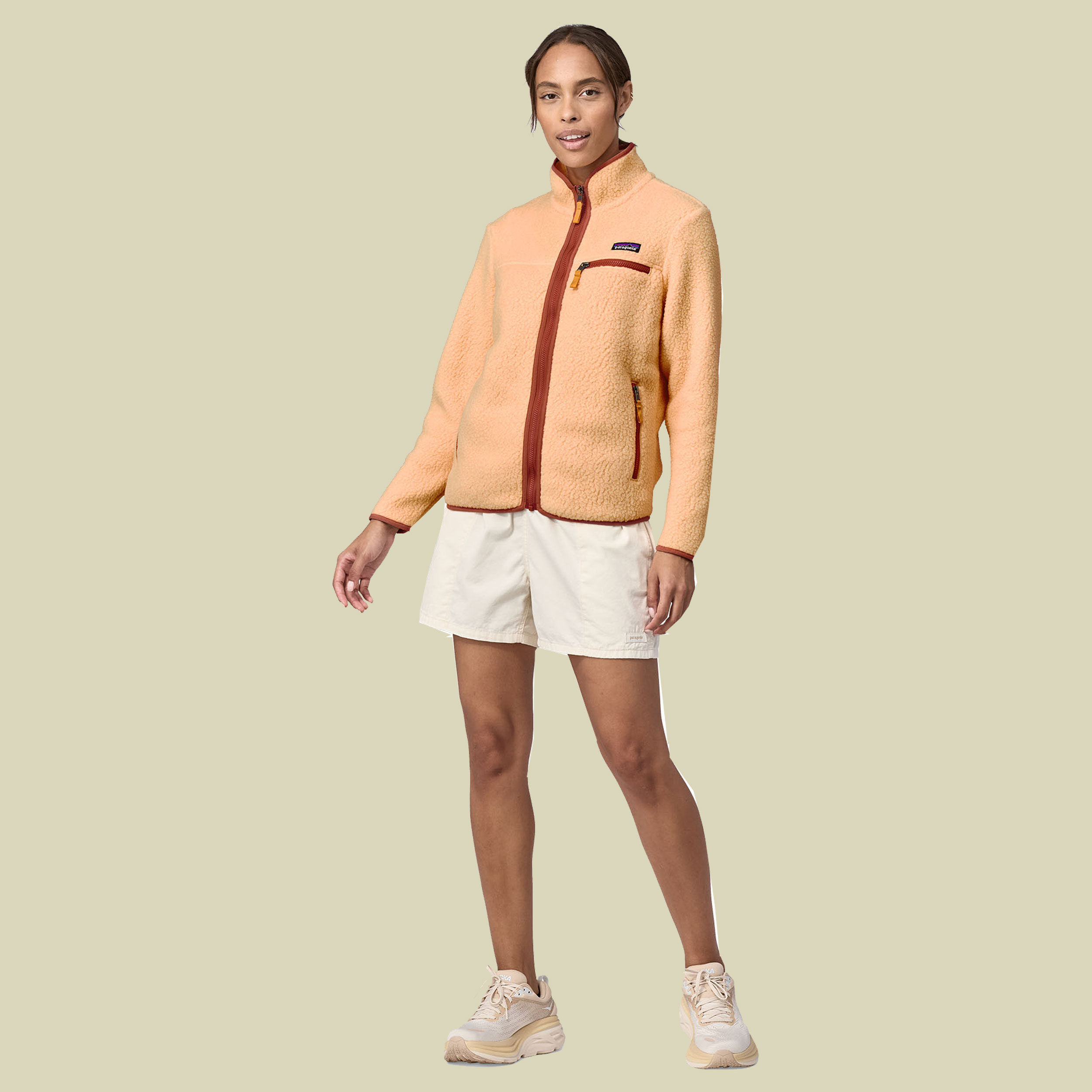 Retro Pile Jacket Women beige M - sandy melon