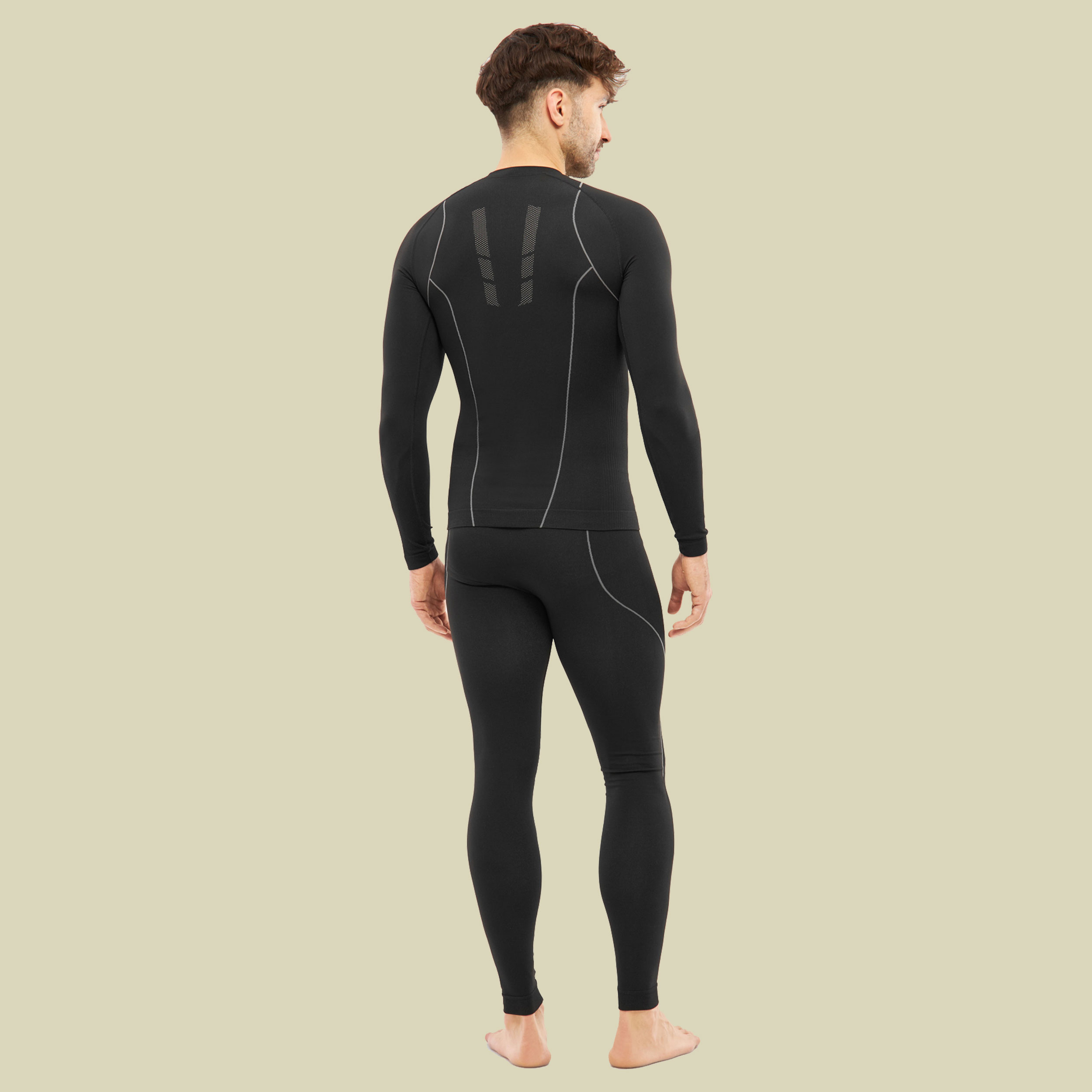 Base Layer Eiger2.0 Set Man XXL schwarz - Farbe black/grey