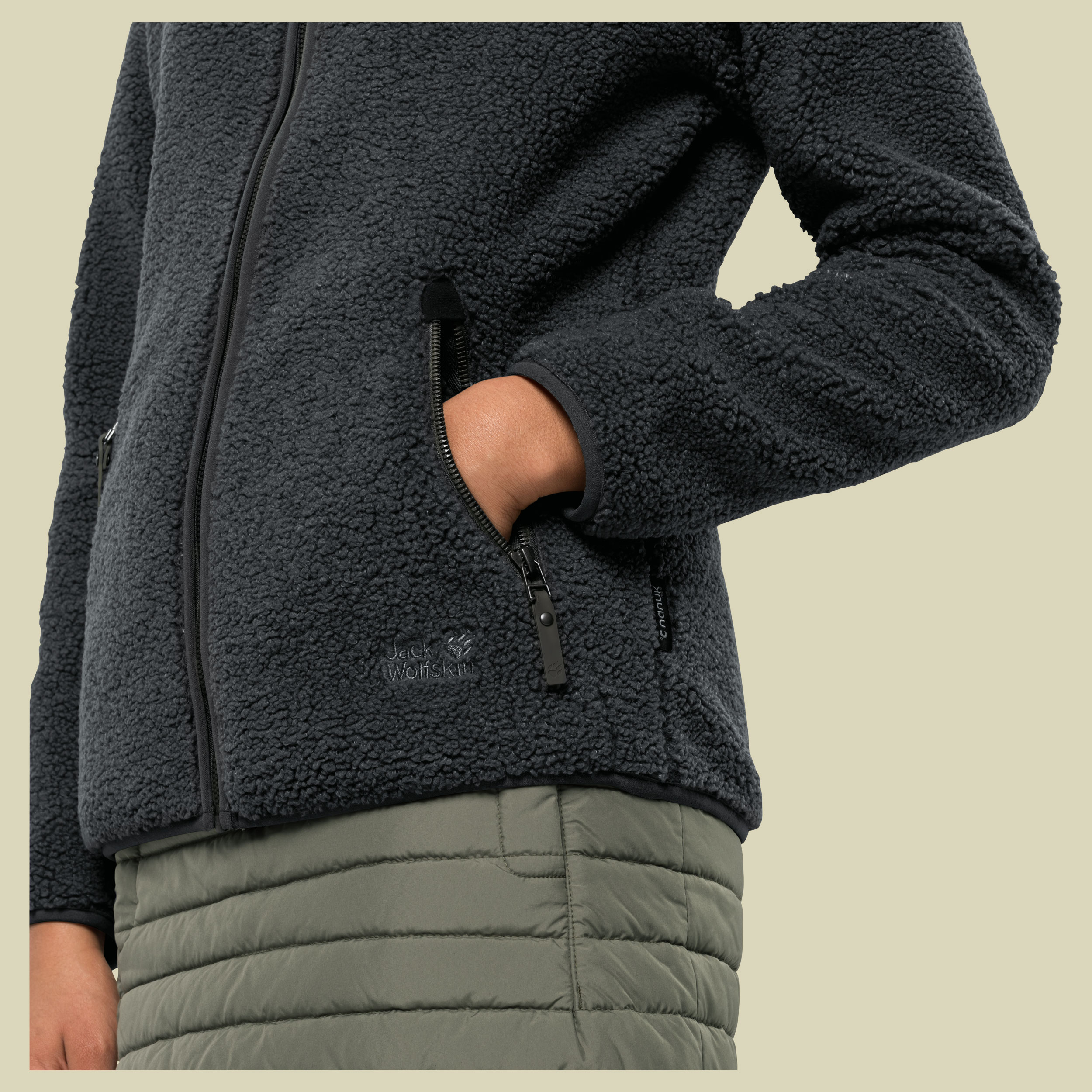 High Curl Jacket Women Größe M  Farbe phantom