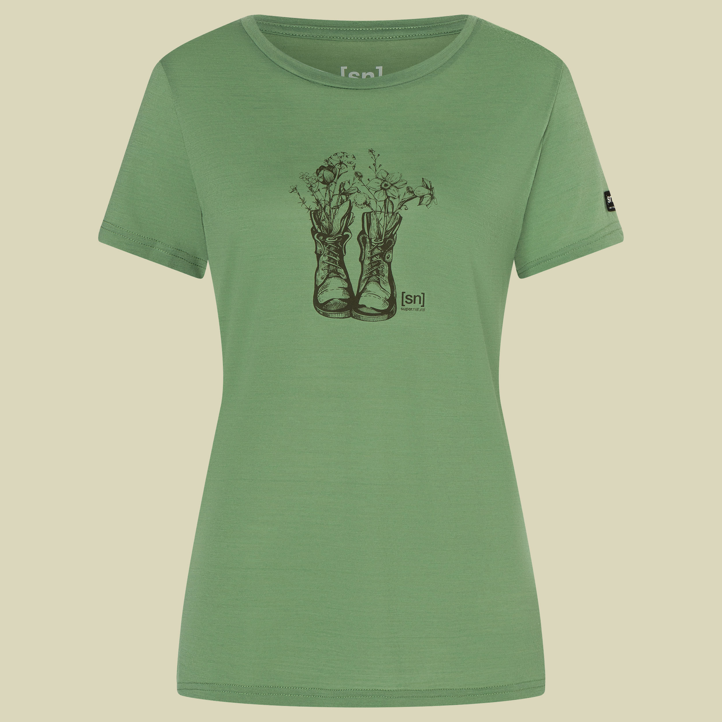 Blossom Boots Tee Women Größe M  Farbe loden frost/stone grey