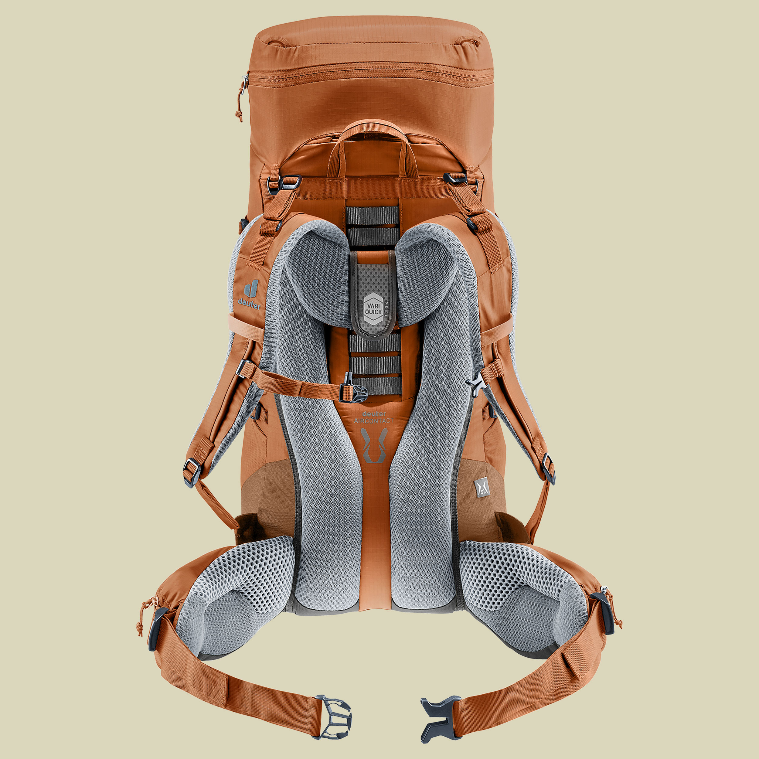 Aircontact Lite 35 + 10 SL Women orange 35 L + 10 L - pecan-mocha