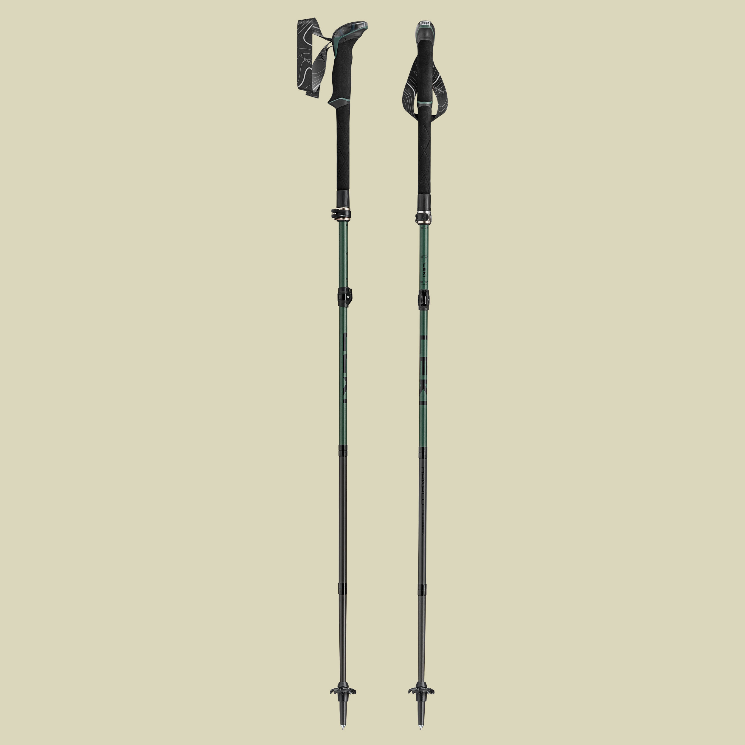Makalu FX Carbon 110 - 130 cm naturalcarbon-malachite green-black