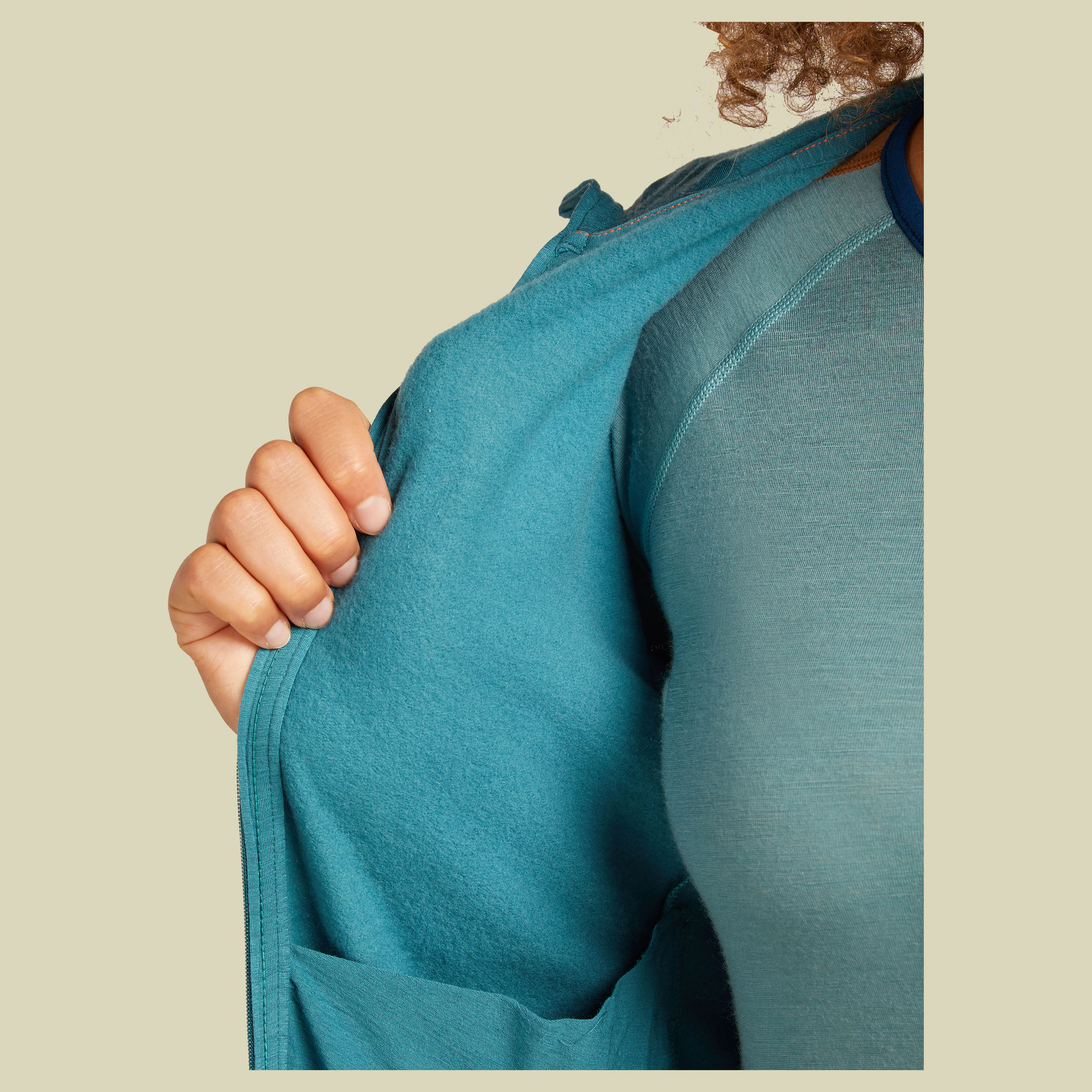 Merino 360 RealFleece Elemental LS Zip Hoodie Women Merino 360 RealFleece Elemental LS Zip Hoodie Women S topaz