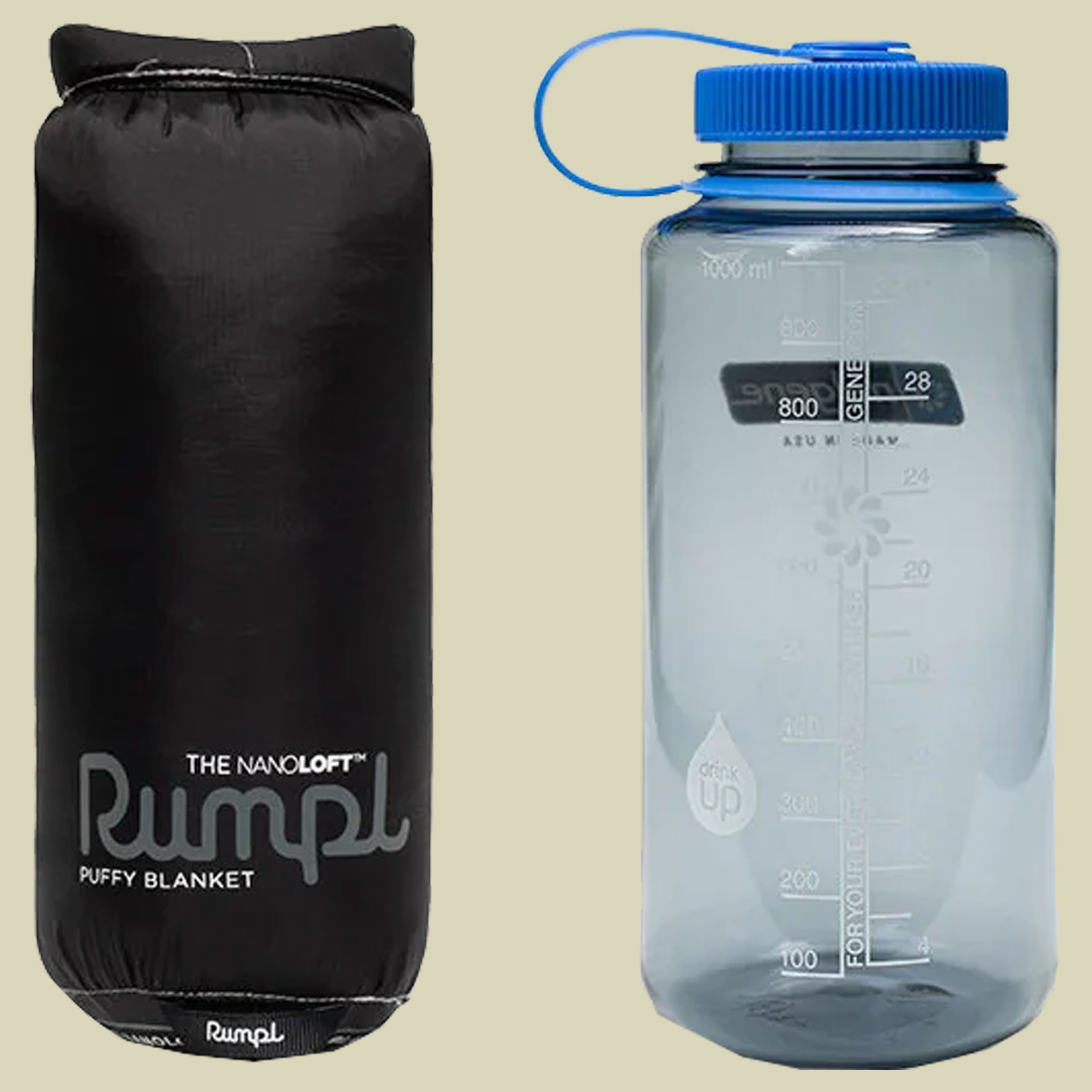 Nanoloft Puffy Blanket Travel Größe one size Farbe black