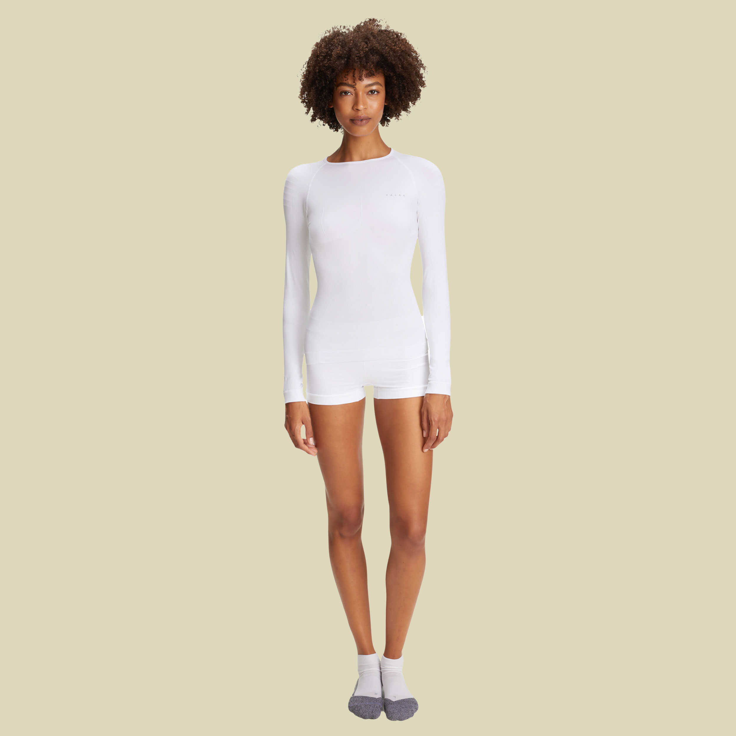 W Longsleeved Shirt Tight Fit Women Größe XL Farbe white