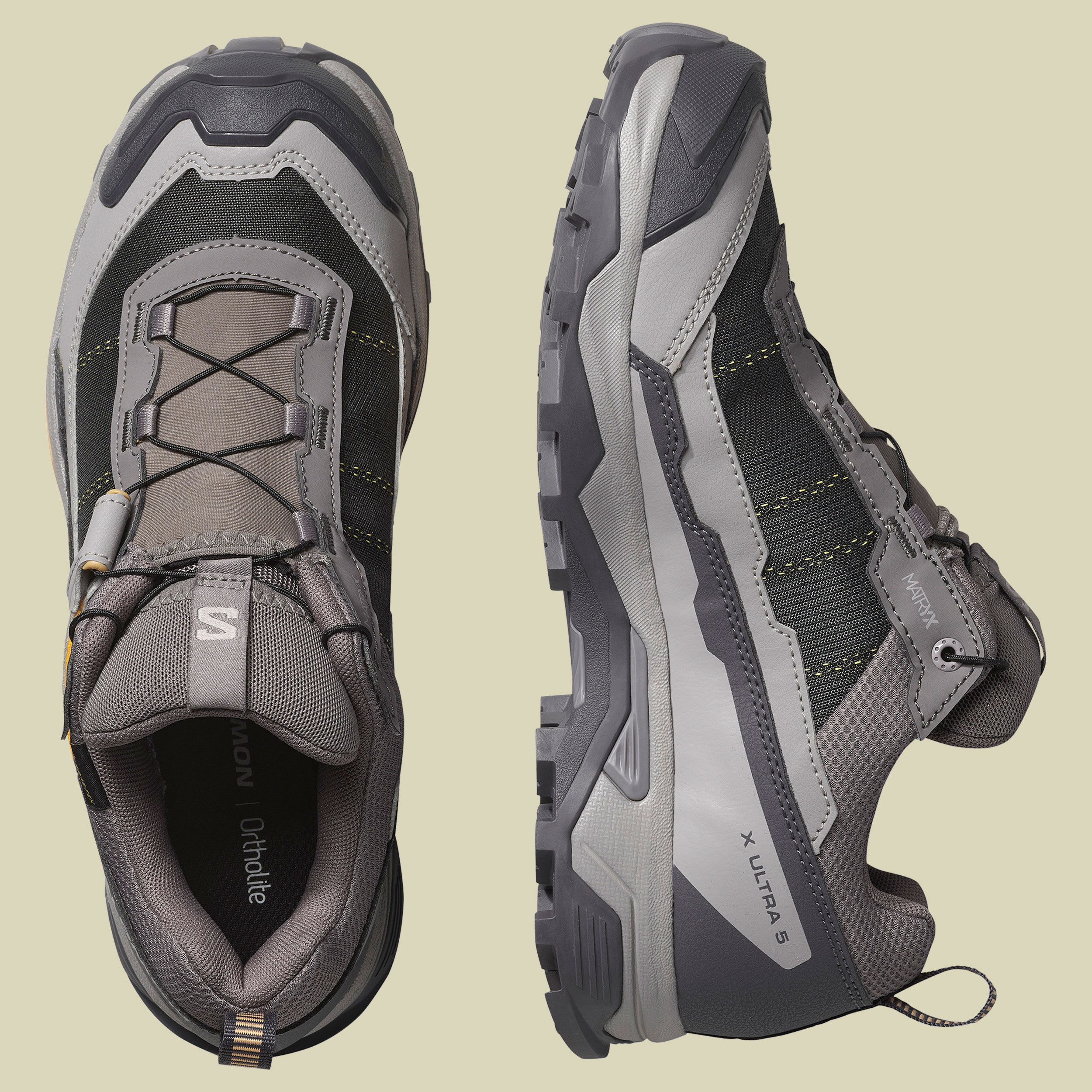 X Ultra 5 GTX Women UK 5 grau - Farbe plum kitten/nine iron/soft clay